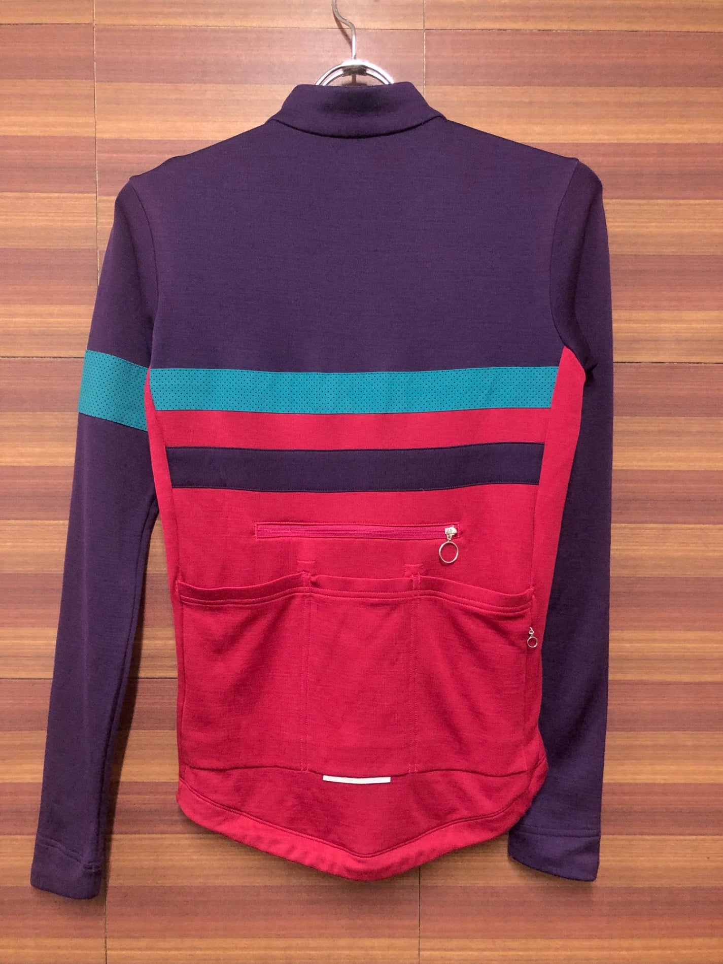 IF090 ラファ Rapha BREVET LONG SLEEVE JERSEY 長袖 サイクルジャージ パープル ピンク XS