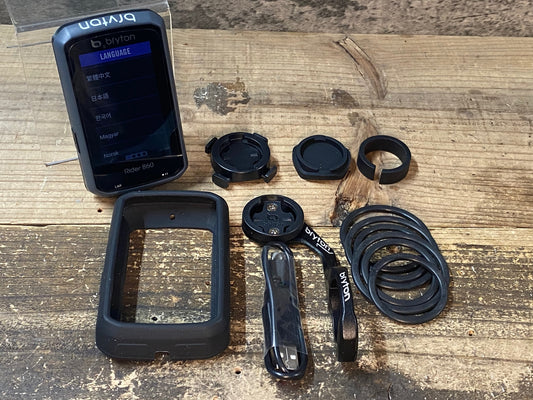 IW105 ブライトン bryton Rider 860 ※地図のダウンロード不可のためジャンク