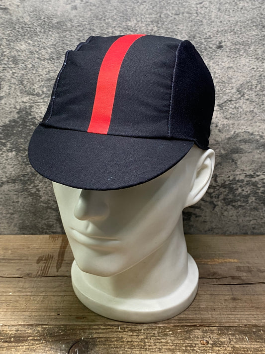 IW504 アソス Assos EQUIPE RS サイクルキャップ 黒 赤 フリーサイズ