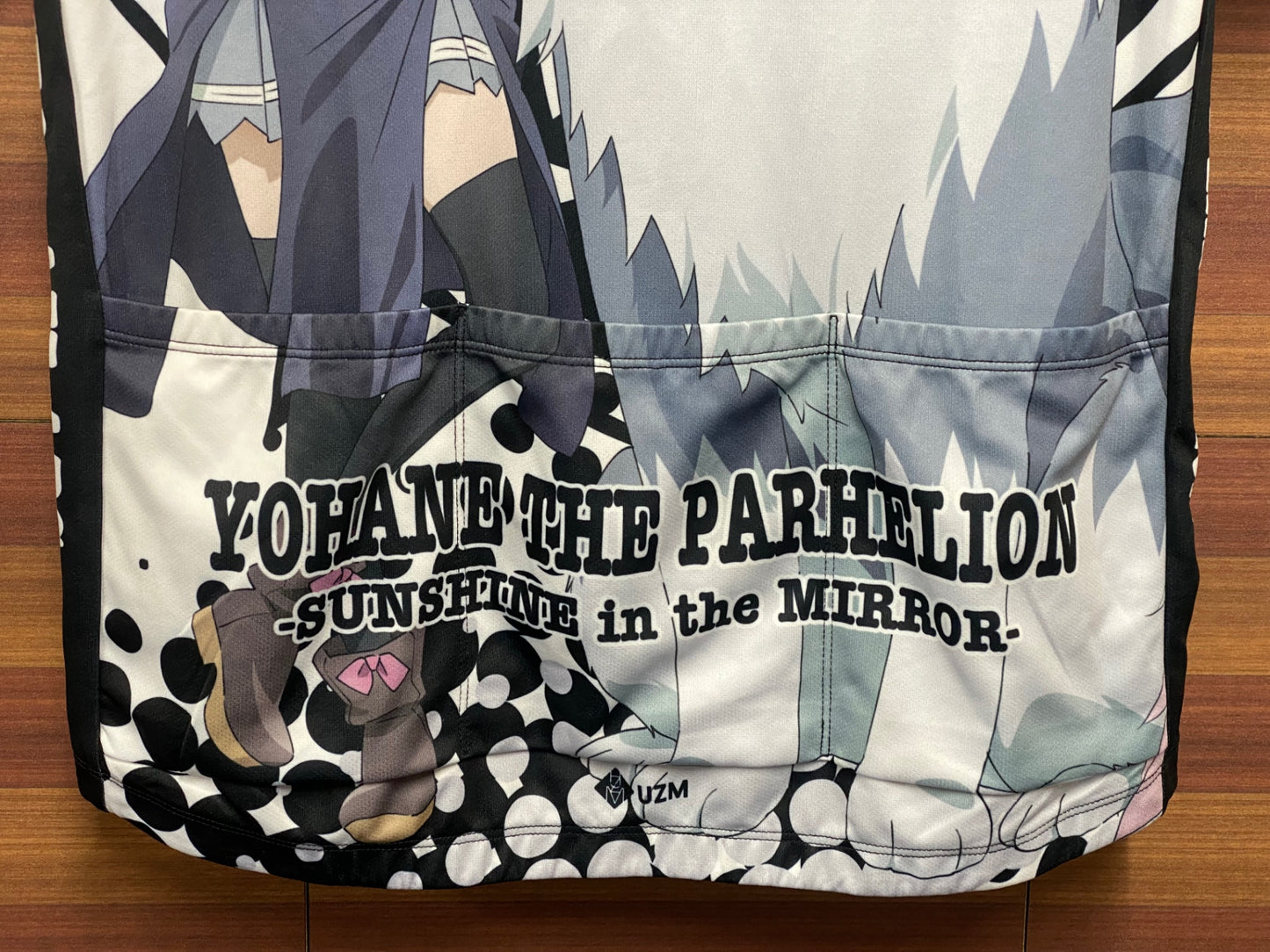 IV382 ファイス FICE 半袖 サイクルジャージ 白 黒 XL ラブライブ！サンシャイン!! 津島善子Ver.