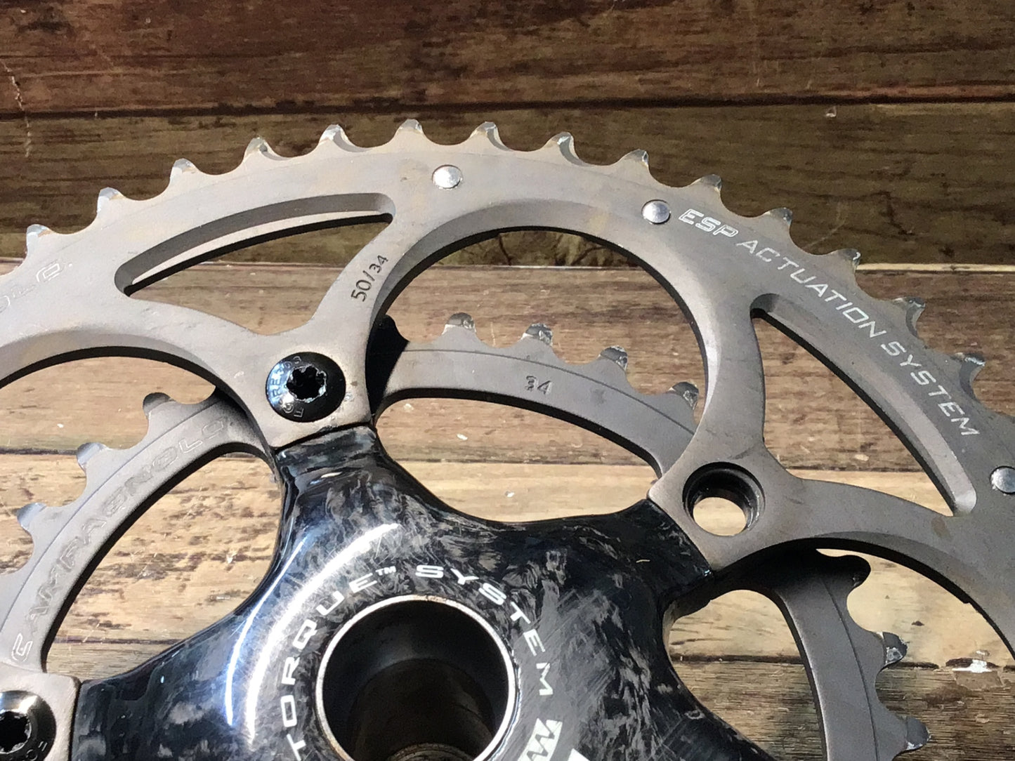 IK790 カンパニョーロ CAMPAGNOLO コーラス CHORUS 5H クランクセット ウルトラトルク 50/34T 175mm ※ボルト1個欠品