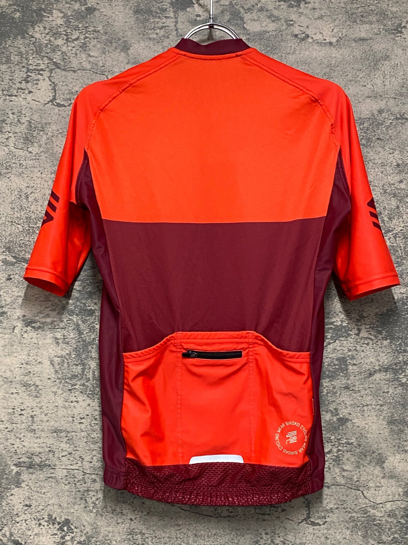 JA633 シロコ SIROKO 半袖 サイクルジャージ 赤 S