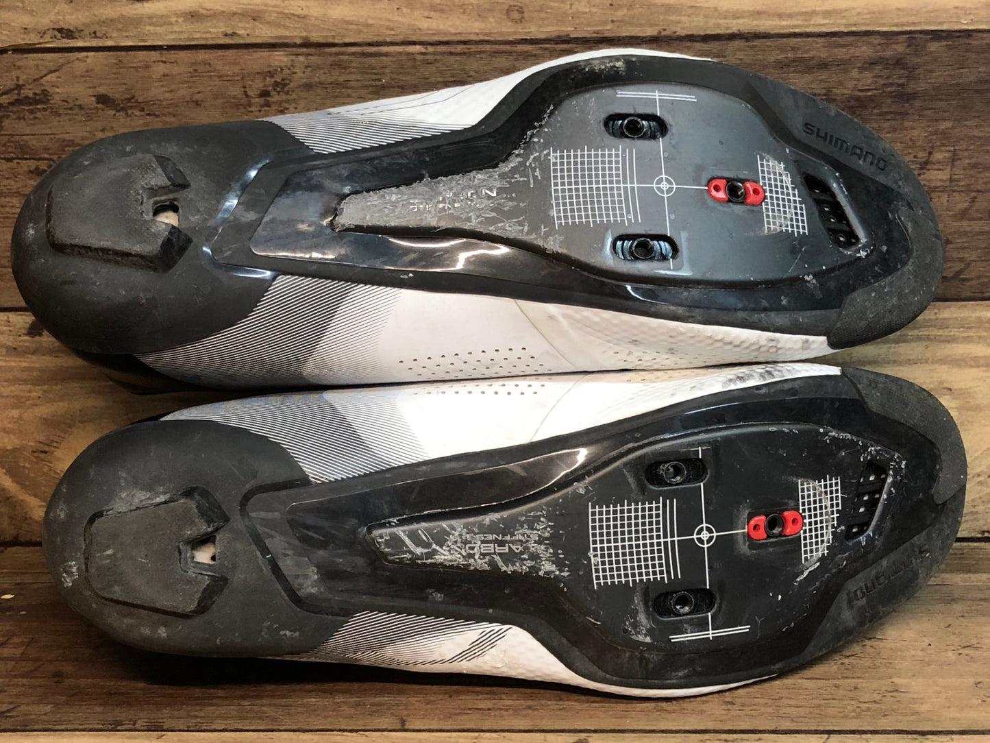 IO873 シマノ SHIMANO SH-RC702M ビンディングシューズ SPD-SL 白 EU41