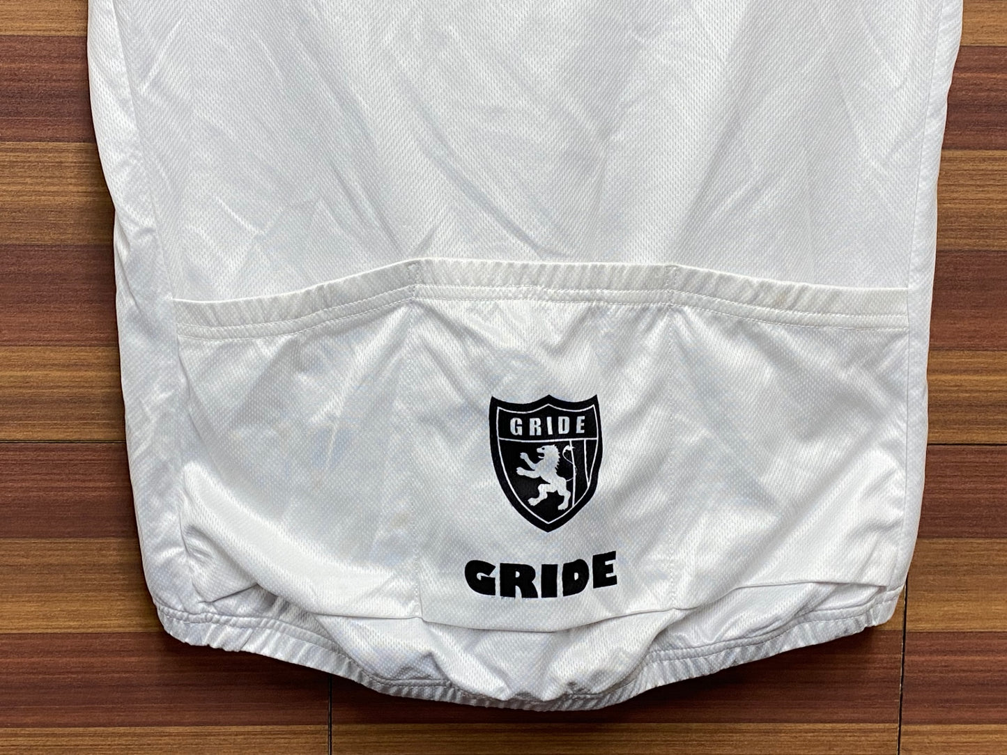 IS417 グライド GRIDE 半袖サイクルジャージ L 白黒