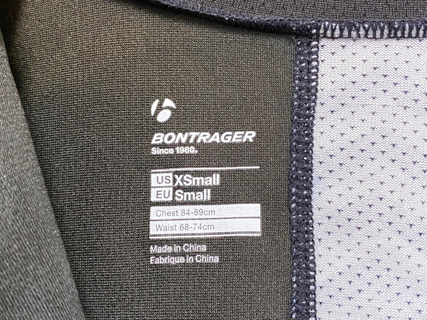 IF262 ボントレガー BONTRAGER サイクルジャージ 半袖 黒 XS