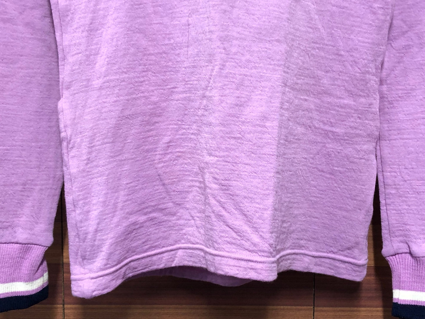 IT707 ルコックスポルティフ le coq sportif 長袖サイクルジャージ 紫 90-4