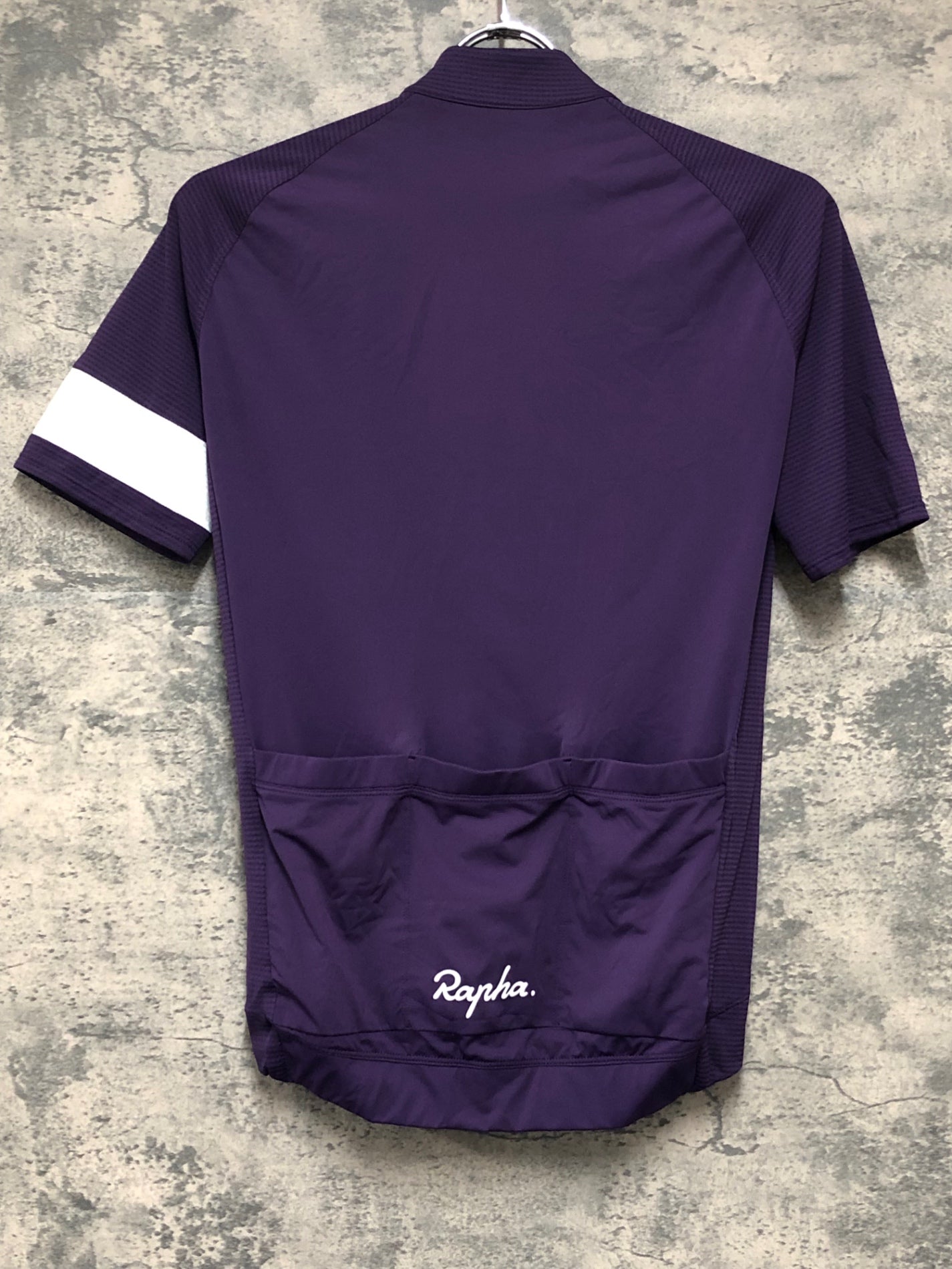 JC962 ラファ Rapha CORE LIGHTWEIGHT JERSEY 半袖 サイクルジャージ 紫 S