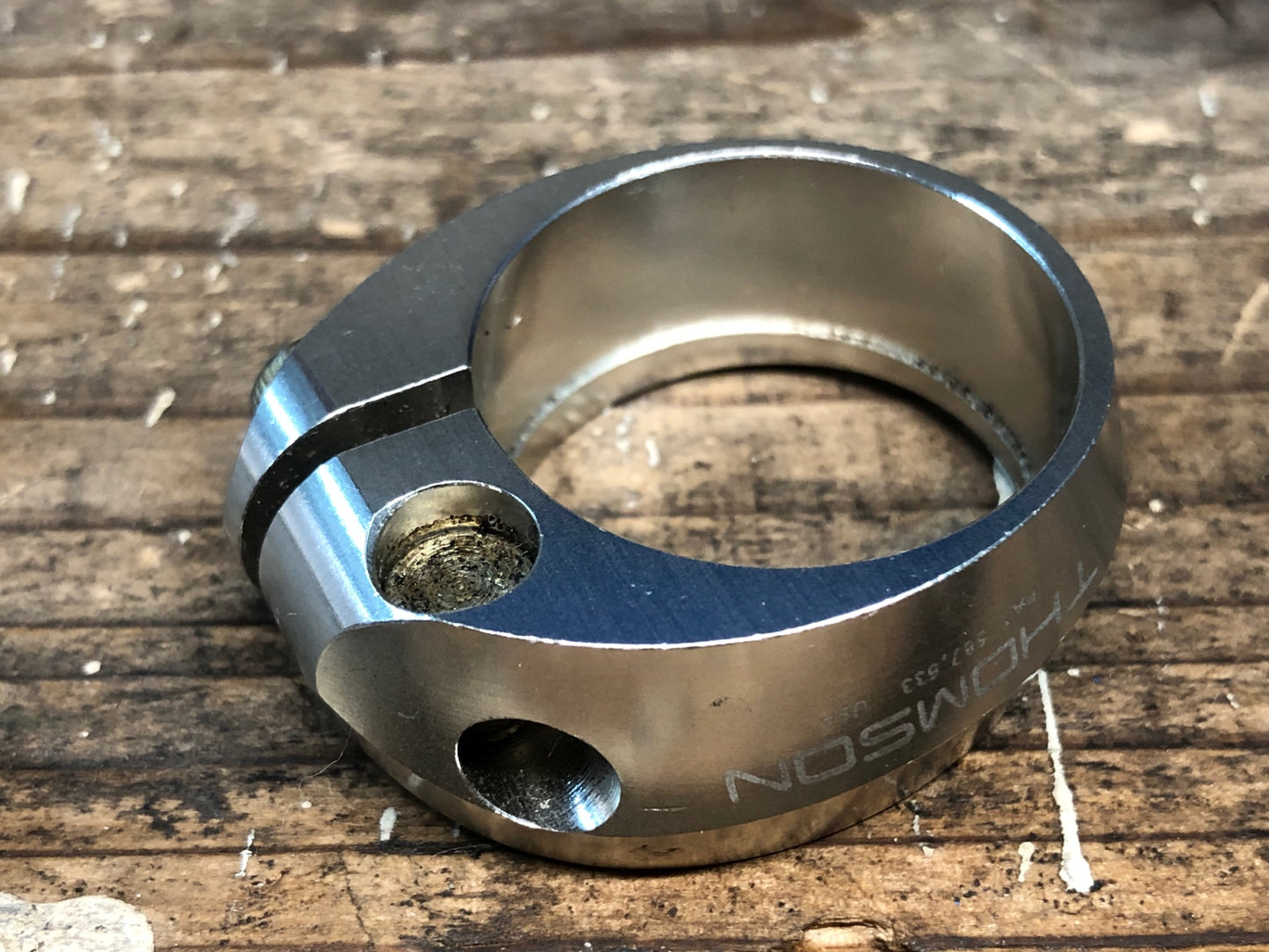 IR196 トムソン THOMSON エリート SC-E102 シートクランプ シルバー Φ29.8