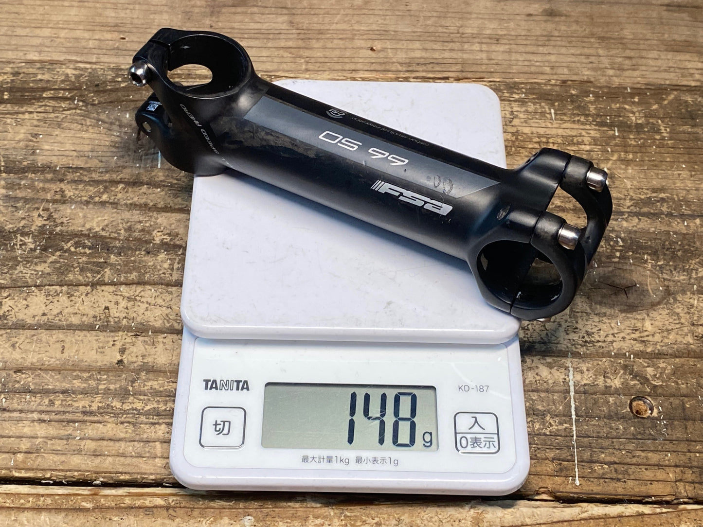 IY244 FSA OS99 アルミ ステム 黒 130mm Φ31.8 OS