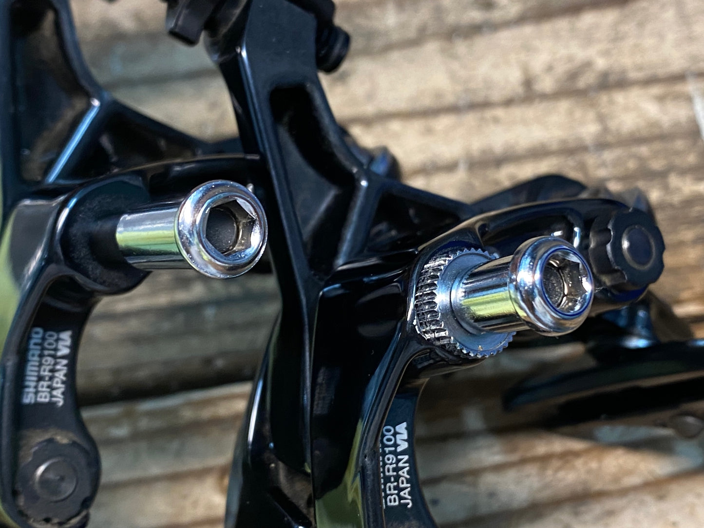 IY675 シマノ SHIMANO デュラエース DURA ACE BR-R9100 キャリパーブレーキ 前後セット