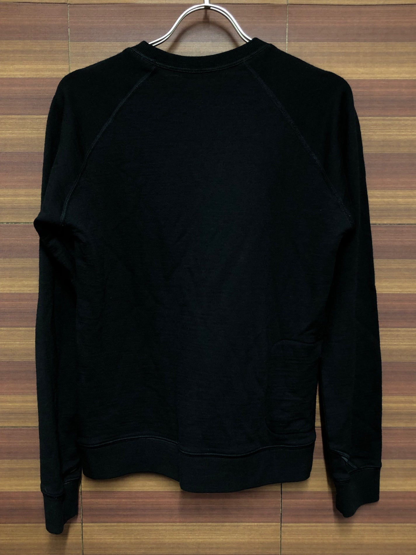 IO908 ラファ Rapha WOMEN'S MERINO SWEATSHIRT 長袖 黒 XS レディース