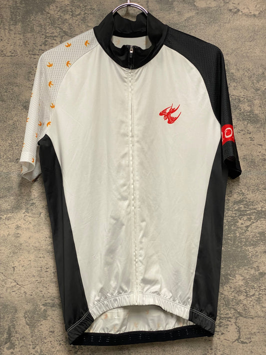 IZ259 R.O.F.cycle 半袖 サイクルジャージ 白 Mサイズ