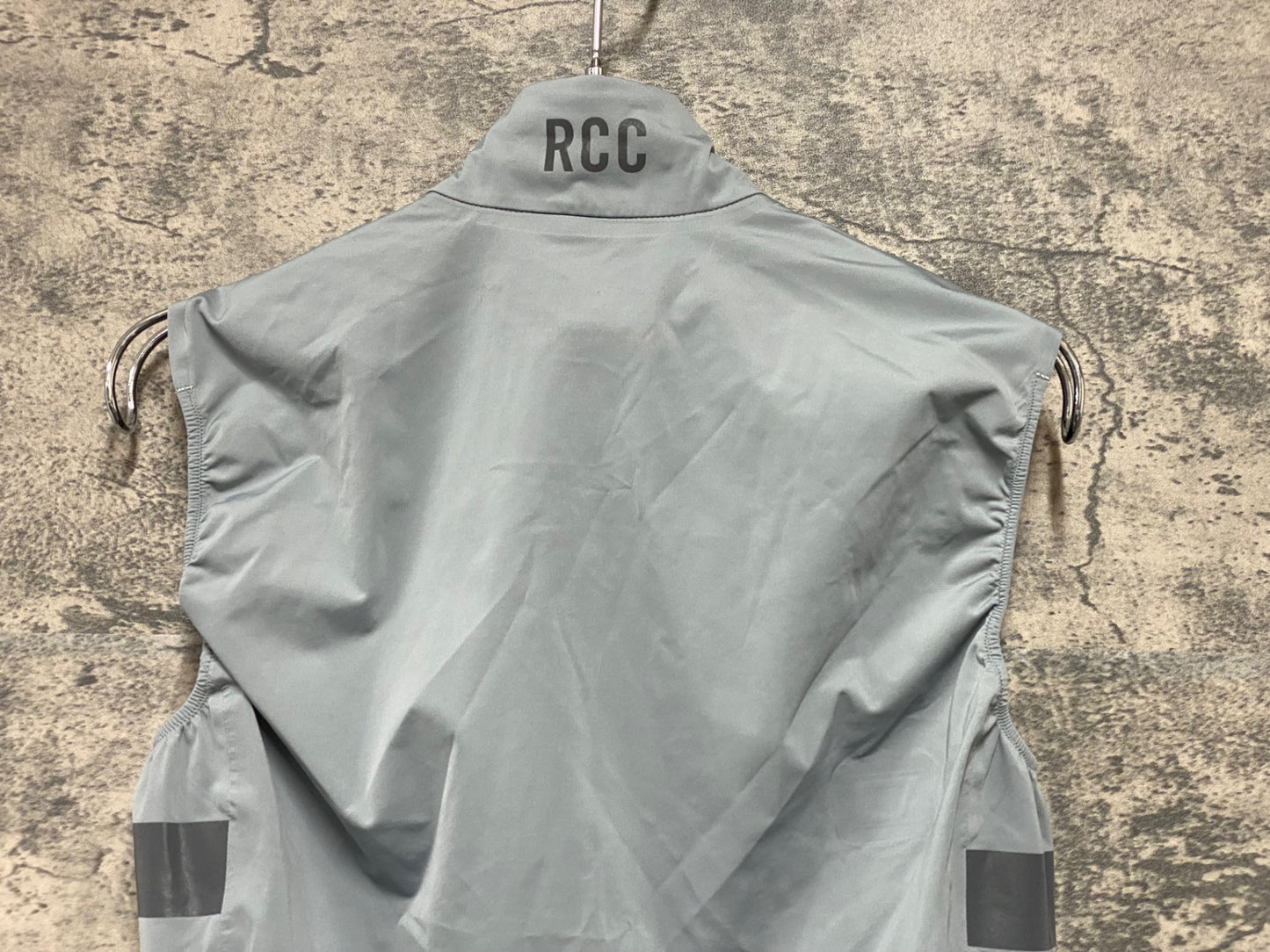 JB923 ラファ Rapha RCC PRO TEAM LW RAIN GILET ジレ ベスト グレー スレ S