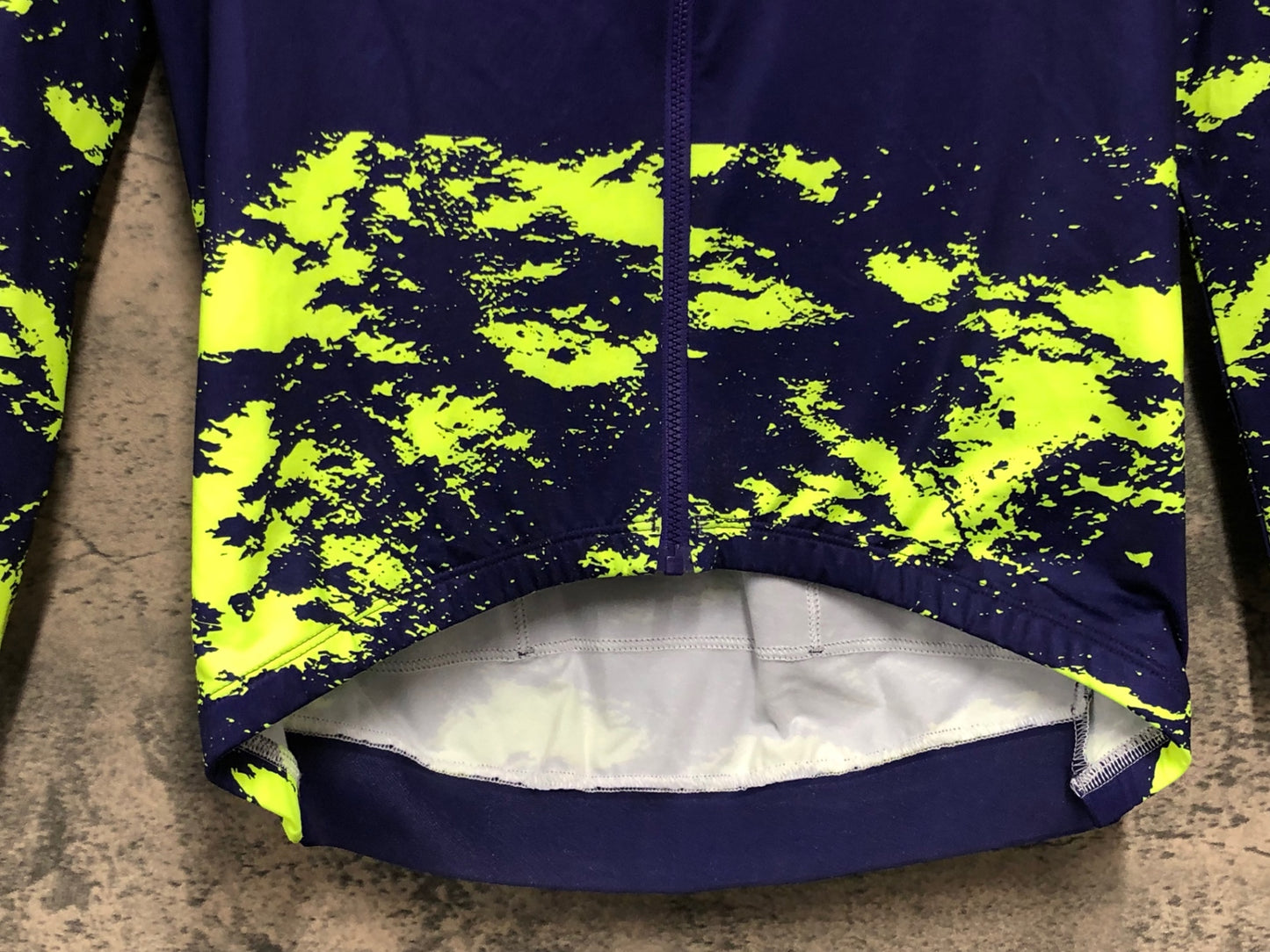 JB649 TICCC 長袖 サイクルジャージ パープル M 裏起毛