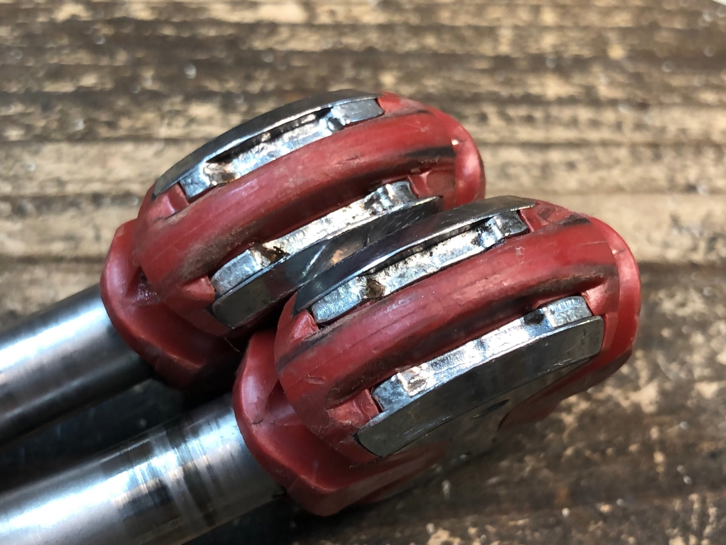 IW650 スピードプレイ SPEEDPLAY ZERO ビンディングペダル ステンレスシャフト 赤