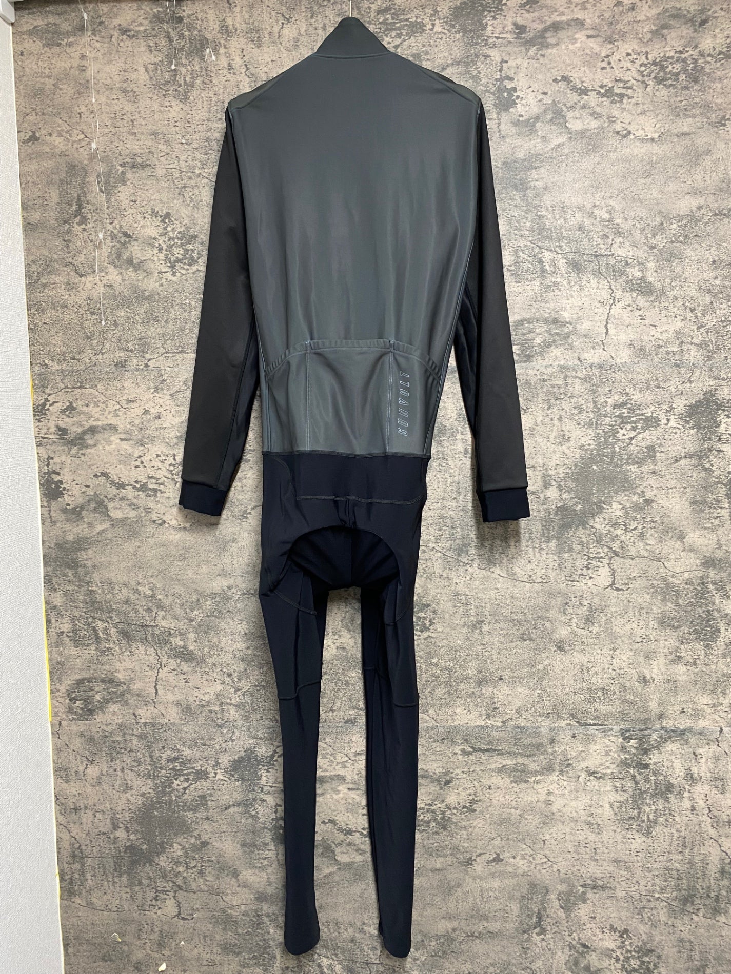 IY983 サンボルト SUNVOLT 長袖 ワンピース セパレート 裏起毛 グレー L