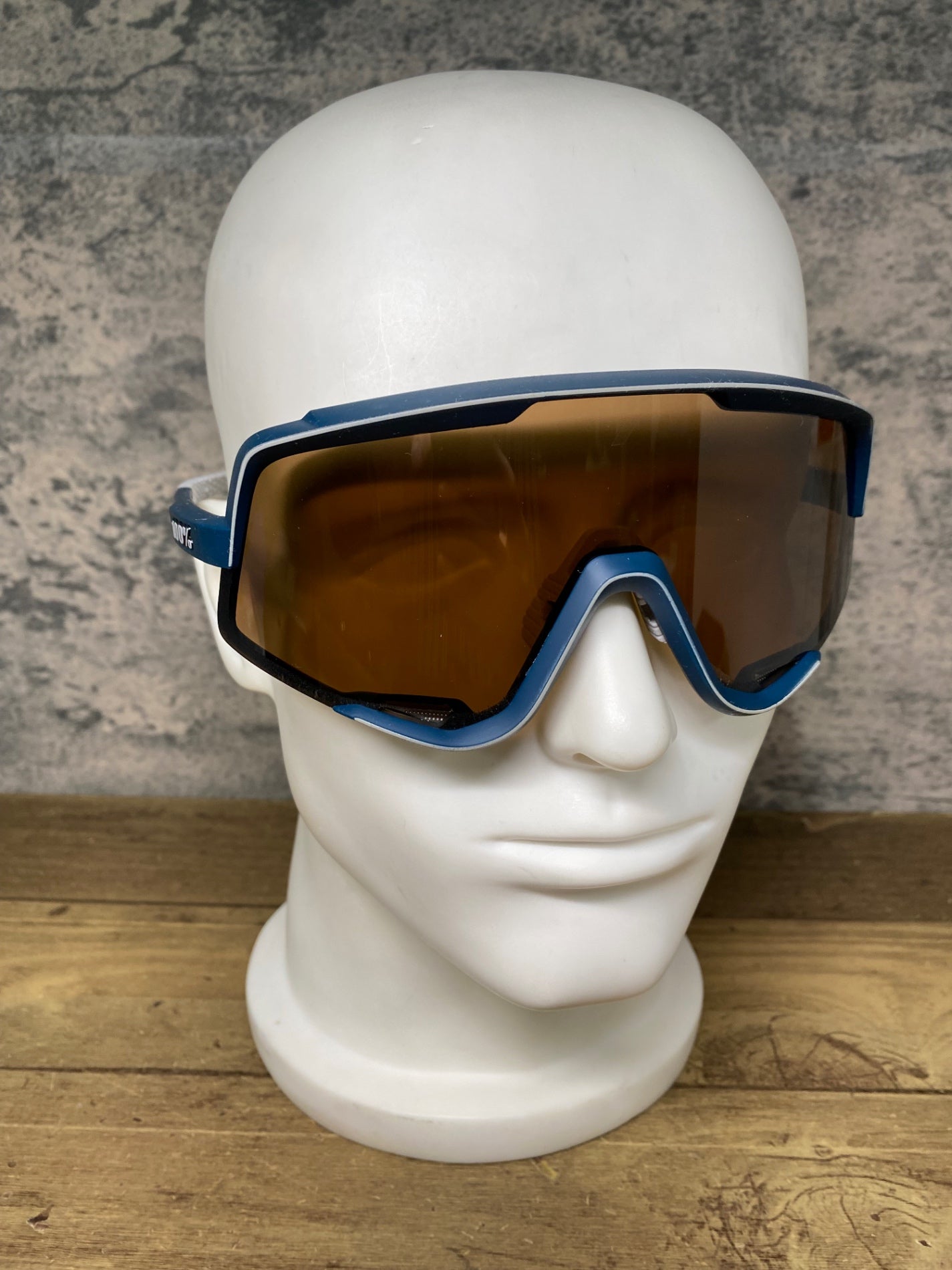 JB138 100％ GLENDALE サングラス アイウェア 紺 グレー レンズブラウン クリアレンズ付属 ※ベタツキ