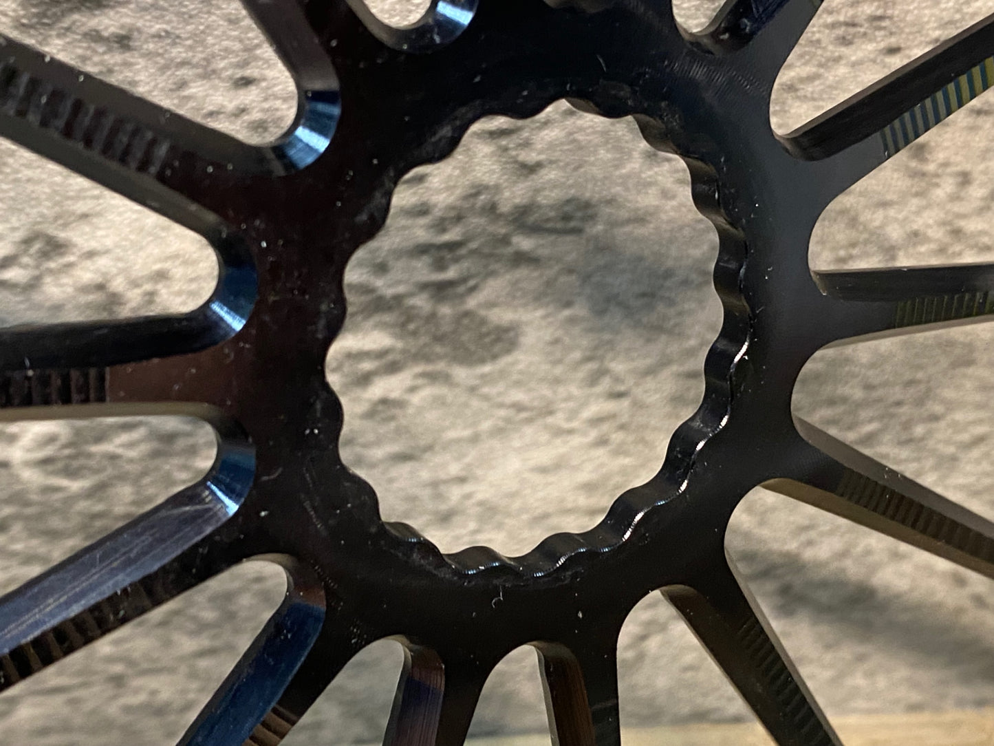 IY906 Garbaruk Easton Cinch Direct Mount 1x Oval Chainring チェーンリング 黒 50T 楕円