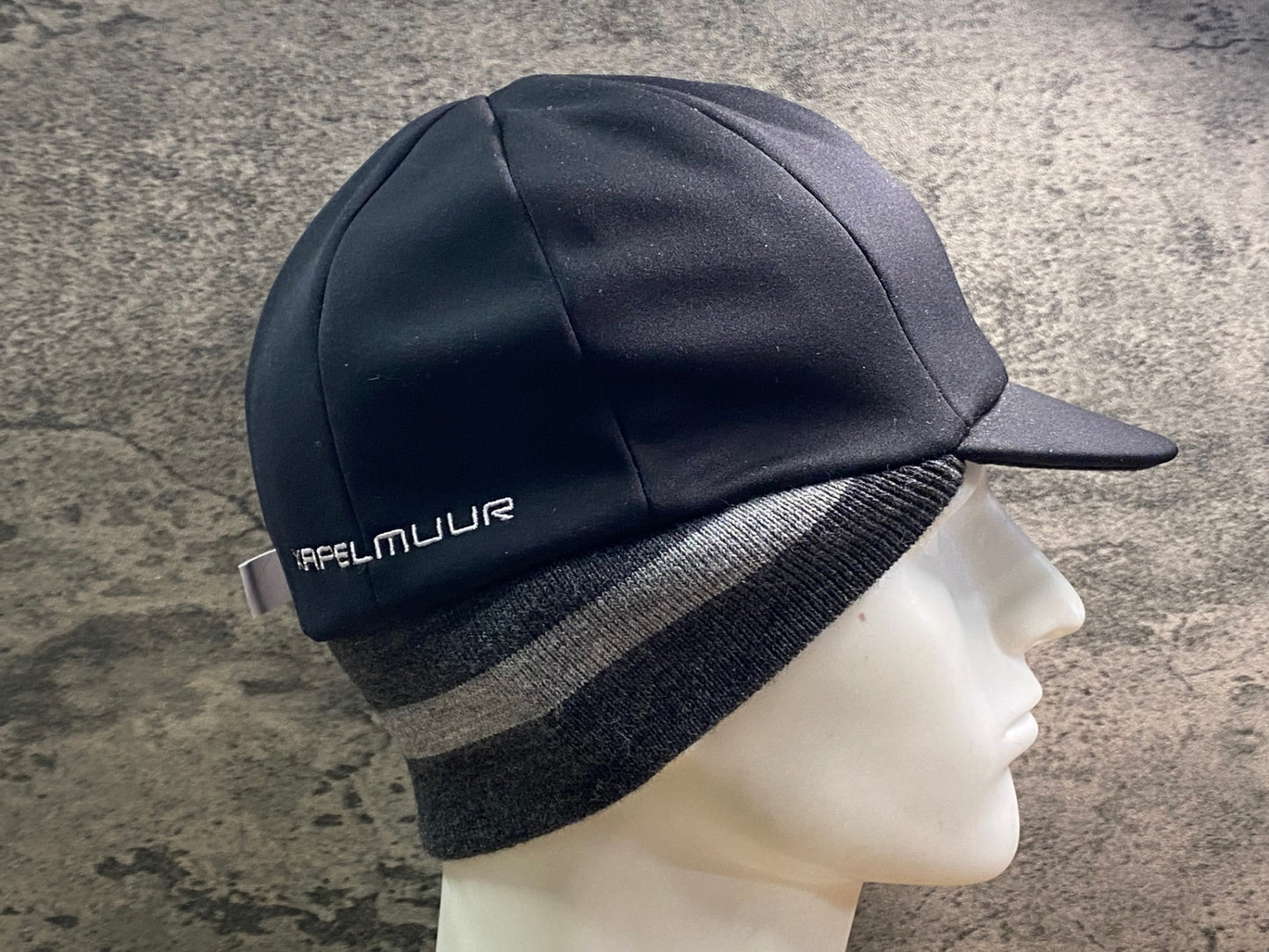 JB457 カペルミュール KAPELMUUR サイクルキャップ フリーサイズ 黒