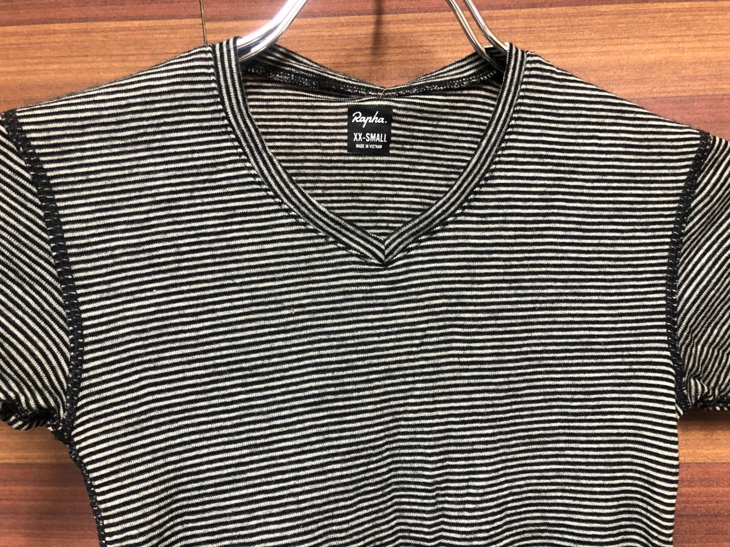 IO910 ラファ Rapha WOMEN'S SHORT SLEEVE MERINO BASE LAYER 半袖 べースレイヤー 黒 白 XXS レディース