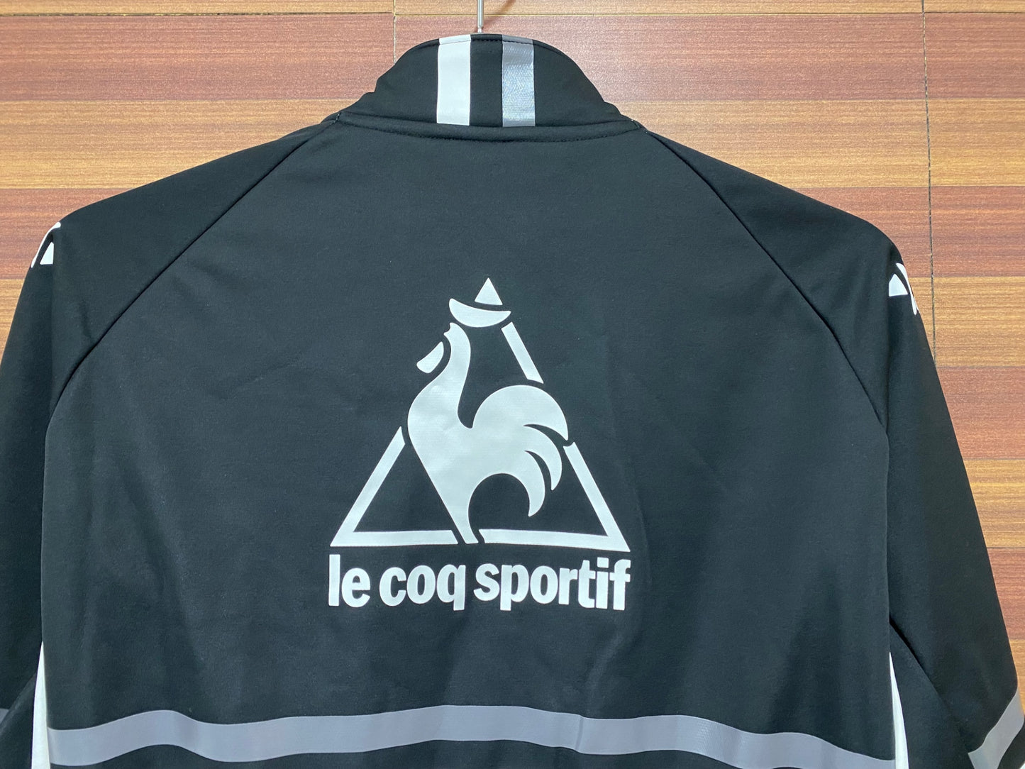 ID596 ルコックスポルティフ le coq sportif 長袖 サイクルジャケット 黒 L 裏起毛