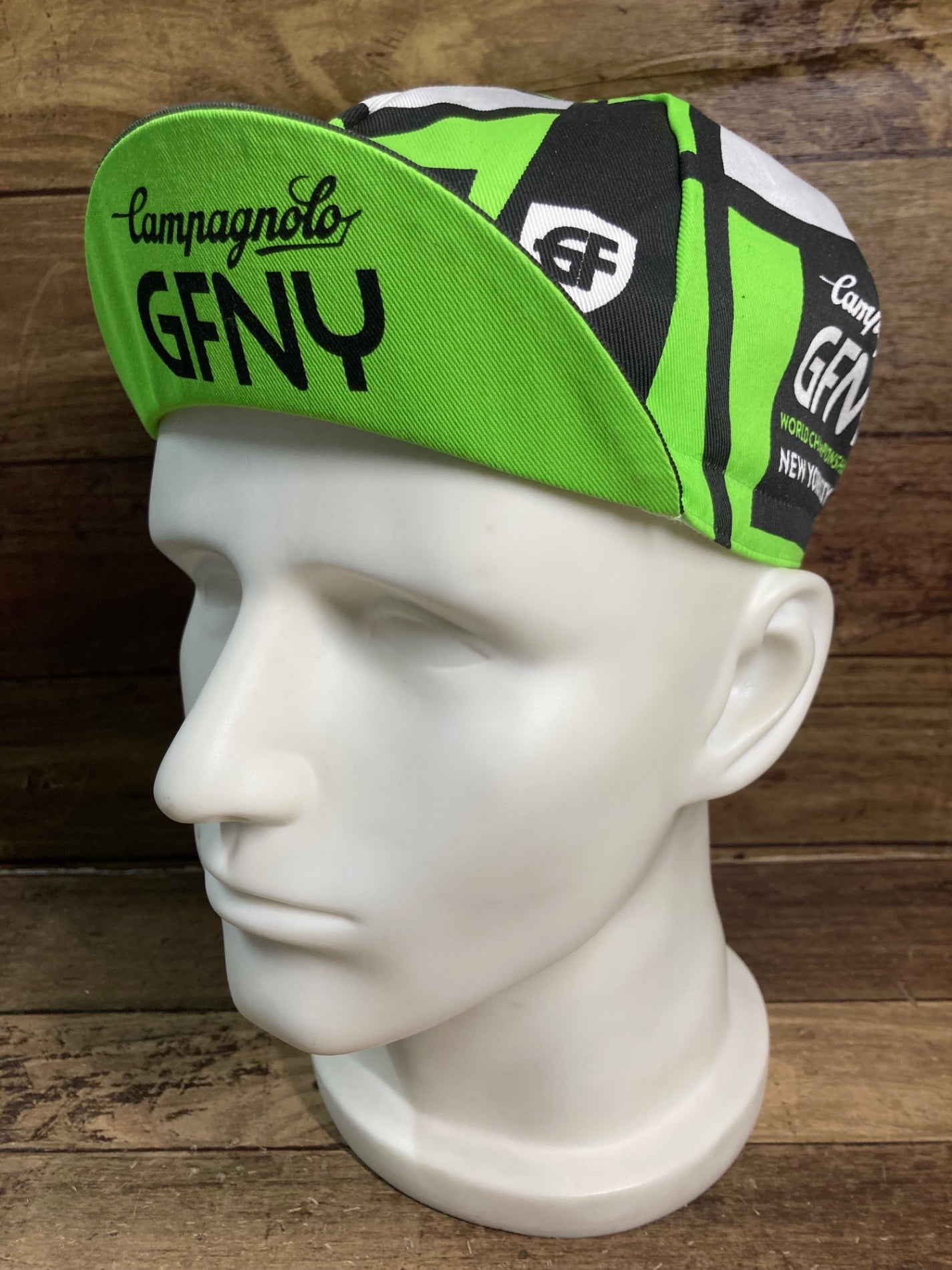 HP038 ビエンメ BIEMME 2017 GRAN FONDO NY CYCLING CAP Green/Black One Size