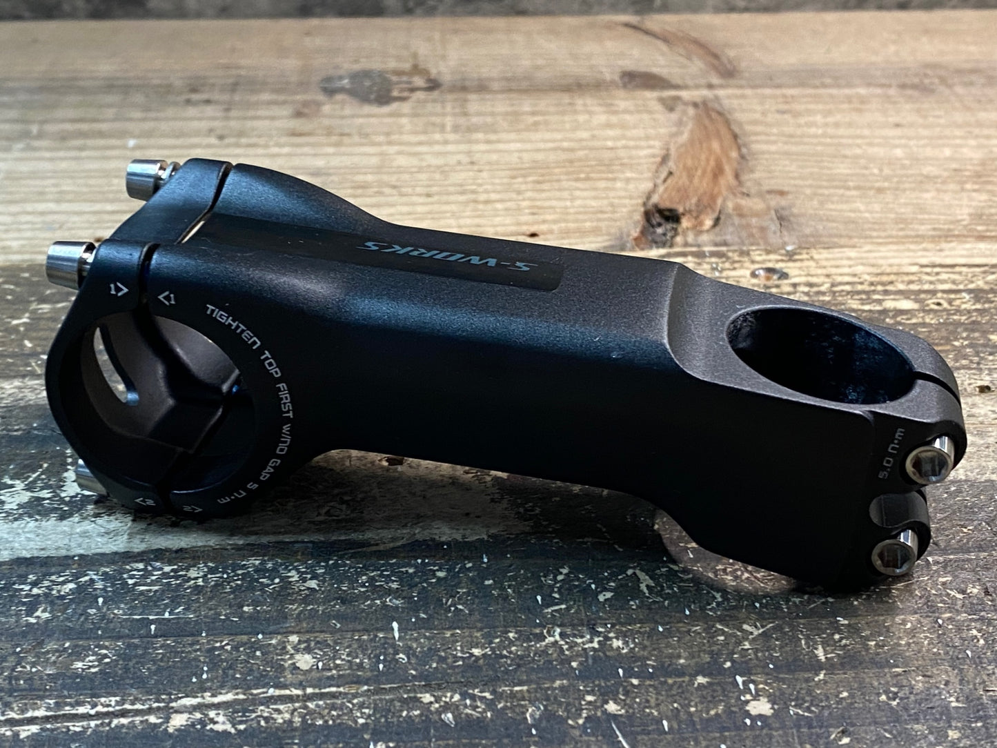 IN587 スペシャライズド SPECIALIZED エスワークス S-WORKS ターマック TARMAC STEM アルミ ステム 100mm 6° 黒