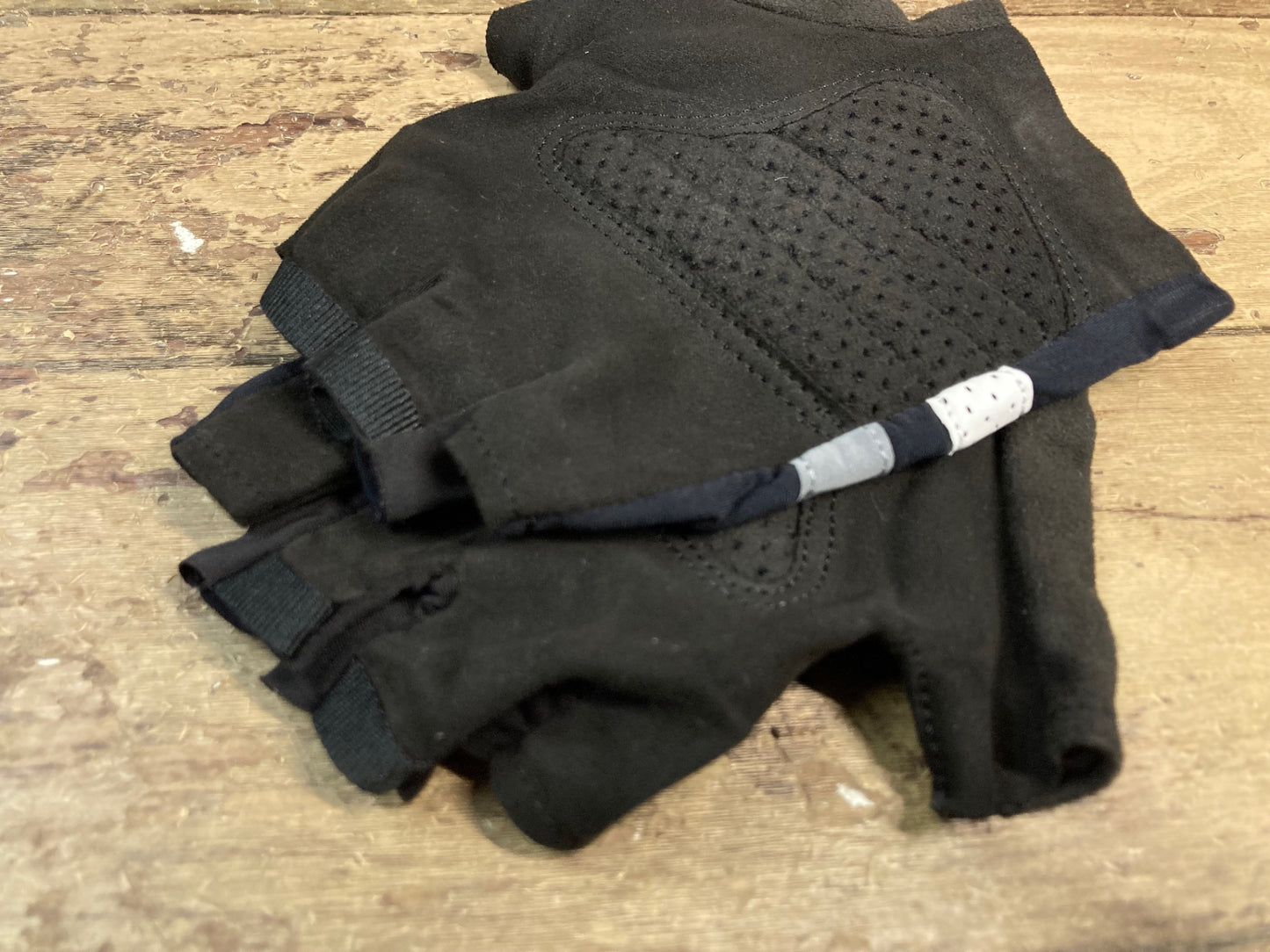 ID192 ラファ Rapha BREVET MITTS 指切りグローブ 黒 S