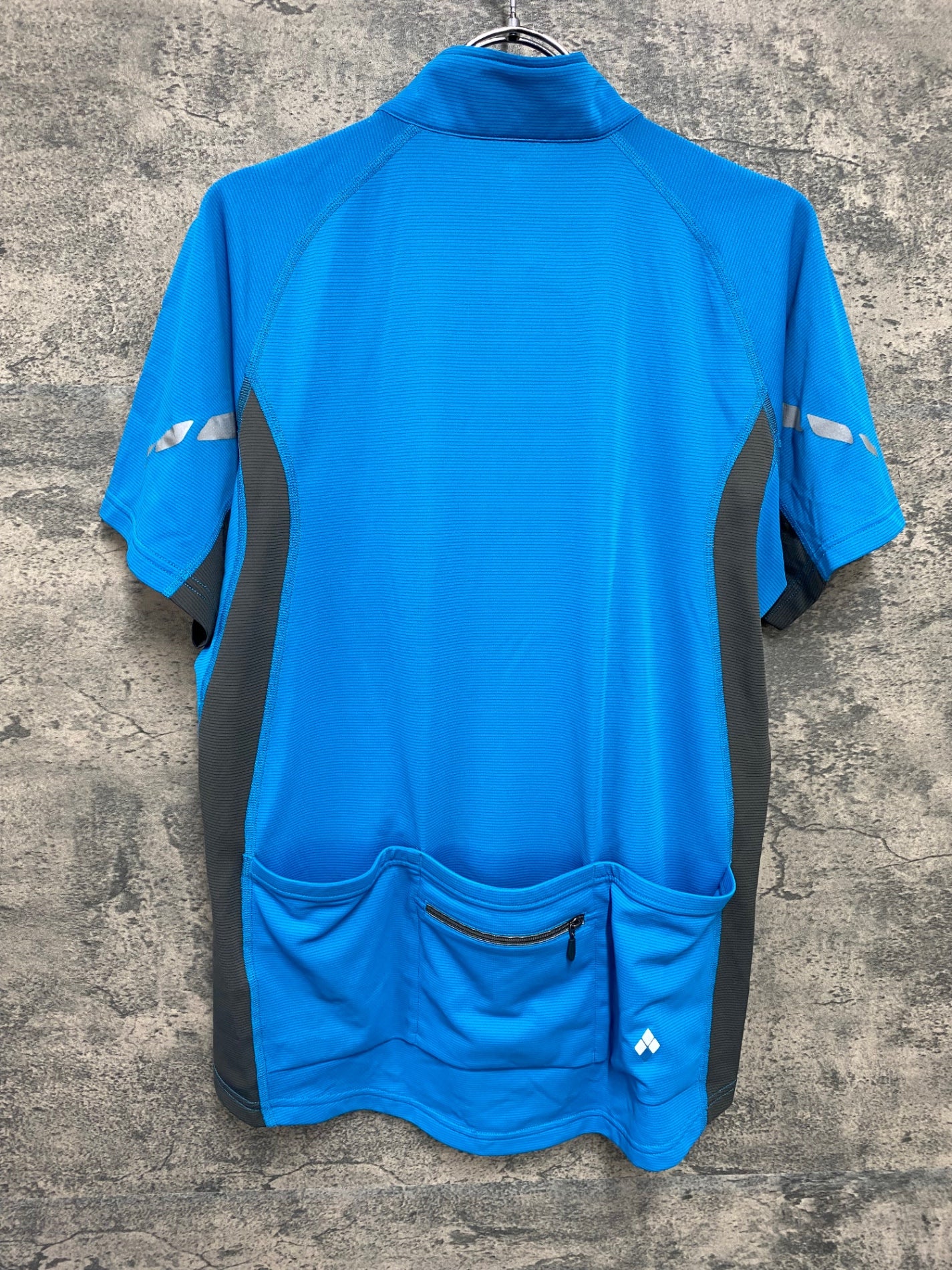 JB484 モンベル mont-bell 半袖 サイクルジャージ 水色 L