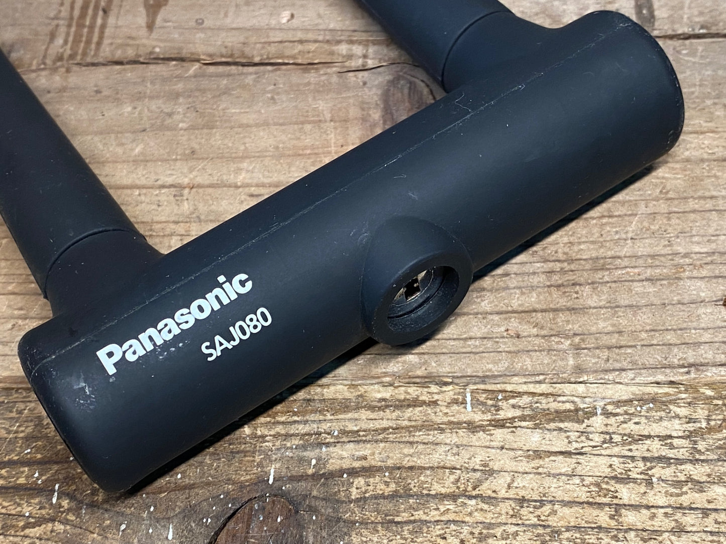 IX612 パナソニック Panasonic SAJ080 U字ロック サイクルロック 鍵 黒