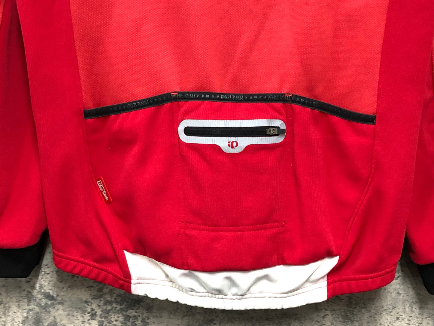 JC208 パールイズミ PEARL iZUMi 長袖 サイクルジャケット赤 M 裏起毛