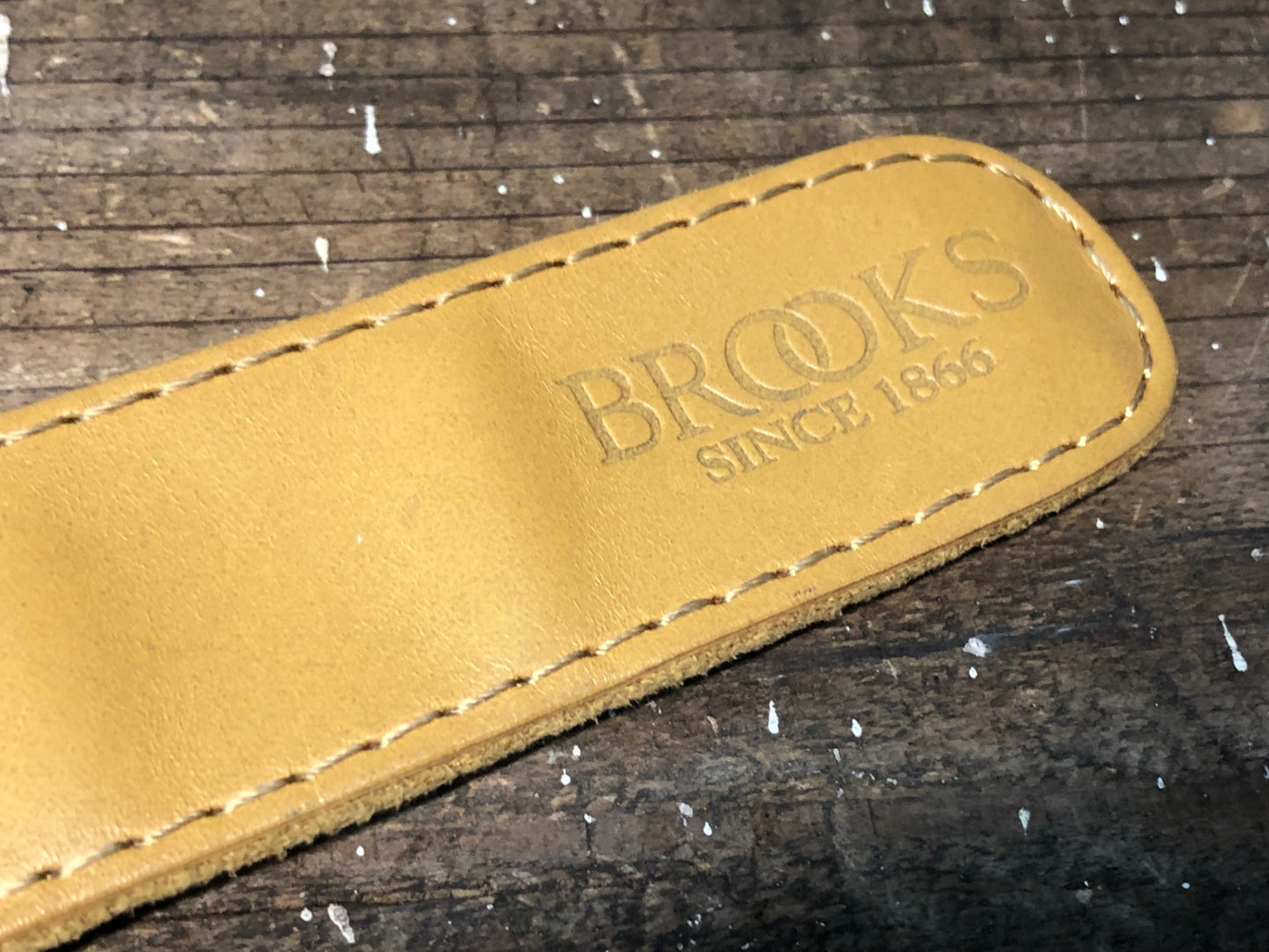 IR041 ブルックス BROOKS TROUSER STRAP アンクルバンド 黄