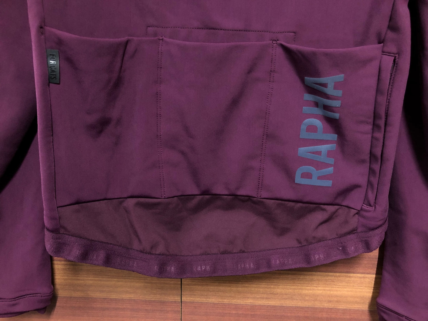 IF347 ラファ Rapha PRO TEAM TRAINING JACKET 長袖サイクルジャケット バーガンディー M 裏起毛