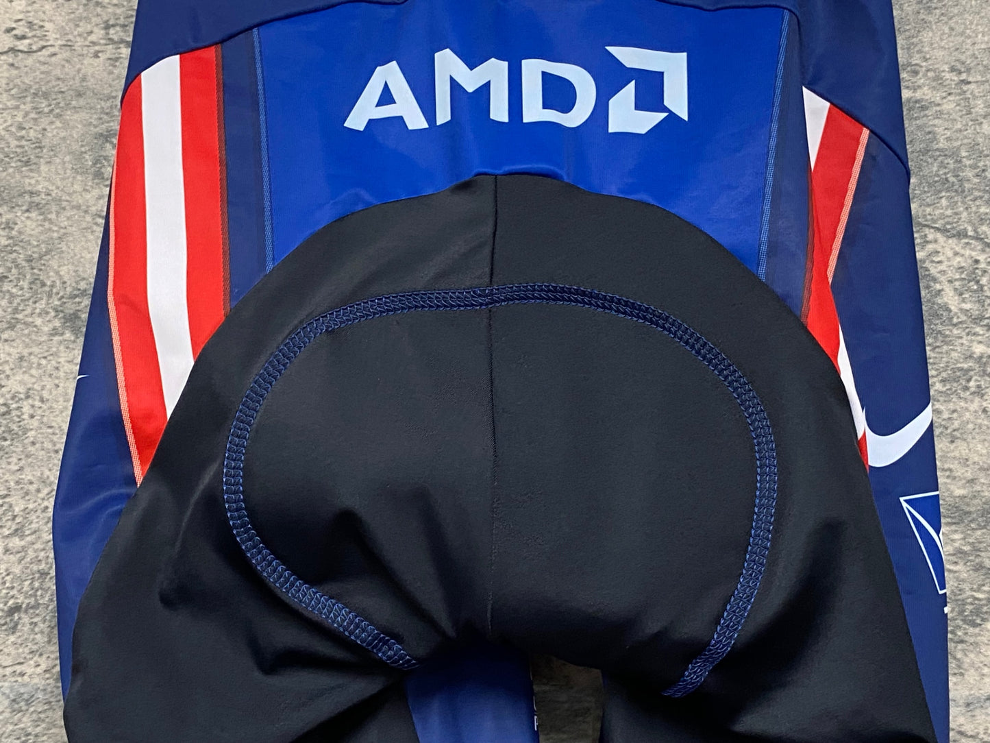 JC349 ナイキ NIKE トレック TREK UNITED STATES POSTAL SERVICE レーサーパンツ 紺赤 S