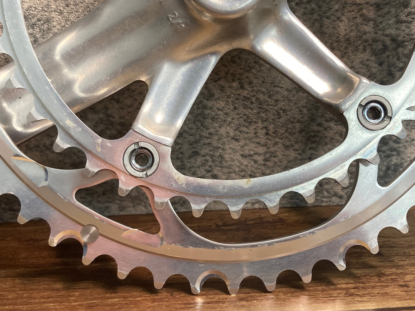 HQ296 カンパニョーロ CAMPAGNOLO コーラス CHORUS クランクセット 172.5mm 52-39T シルバー