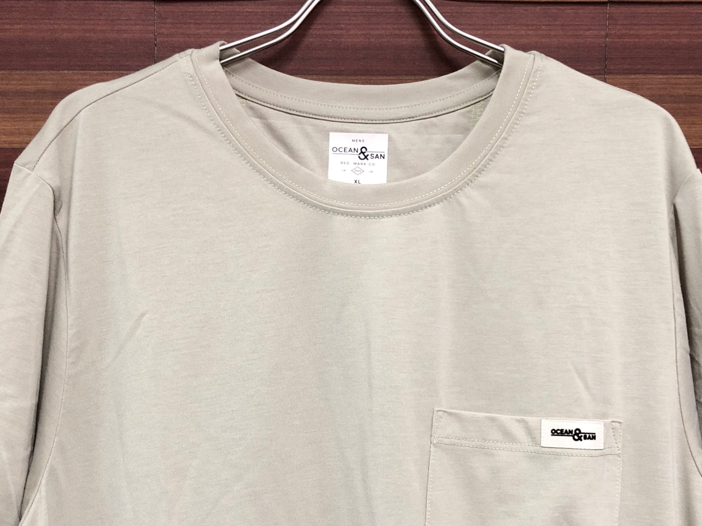 IS462 Ocean and San 半袖 Tシャツ ベージュ XL