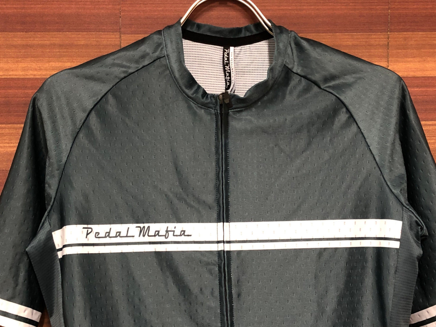 IO303 ペダルマフィア pedalmafia 半袖 サイクルジャージ ターコイズ XS ※小穴