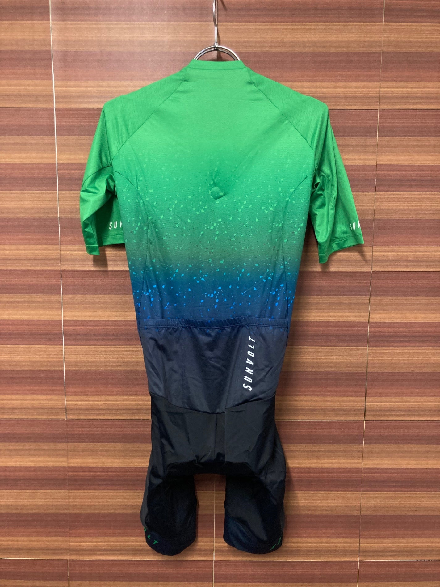 IS711 サンボルト SUNVOLT 半袖 セパレート ワンピース M 緑