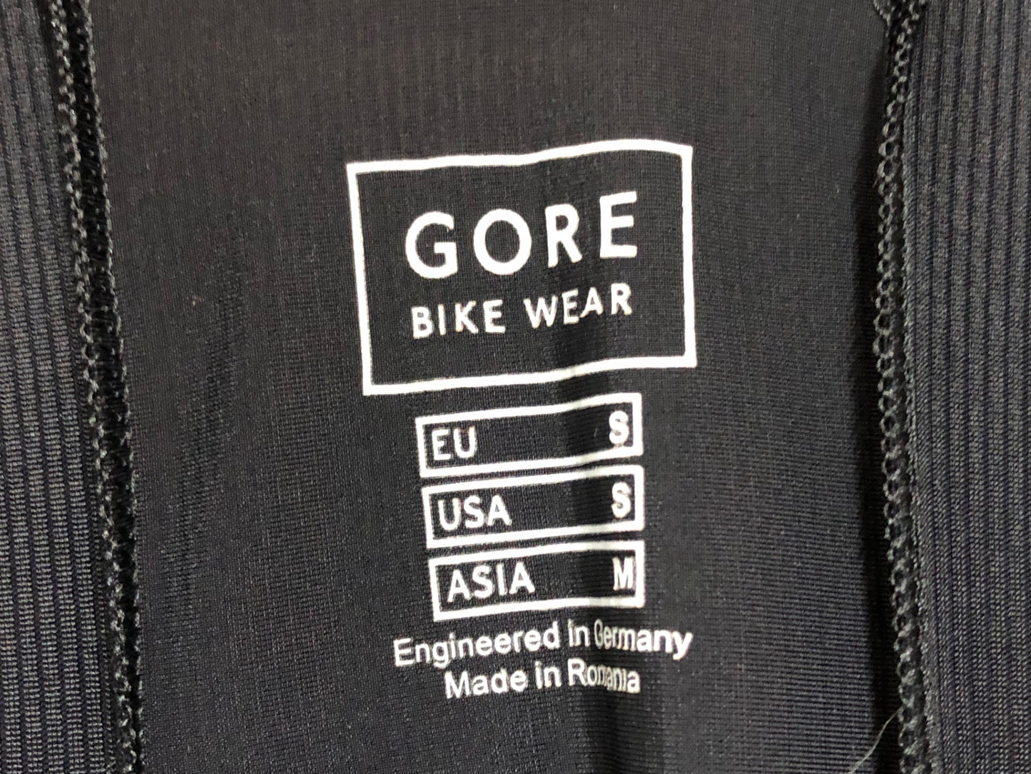 HS522 ゴアバイクウェア GORE BIKE WEAR ビブタイツ 黒 M 裏起毛