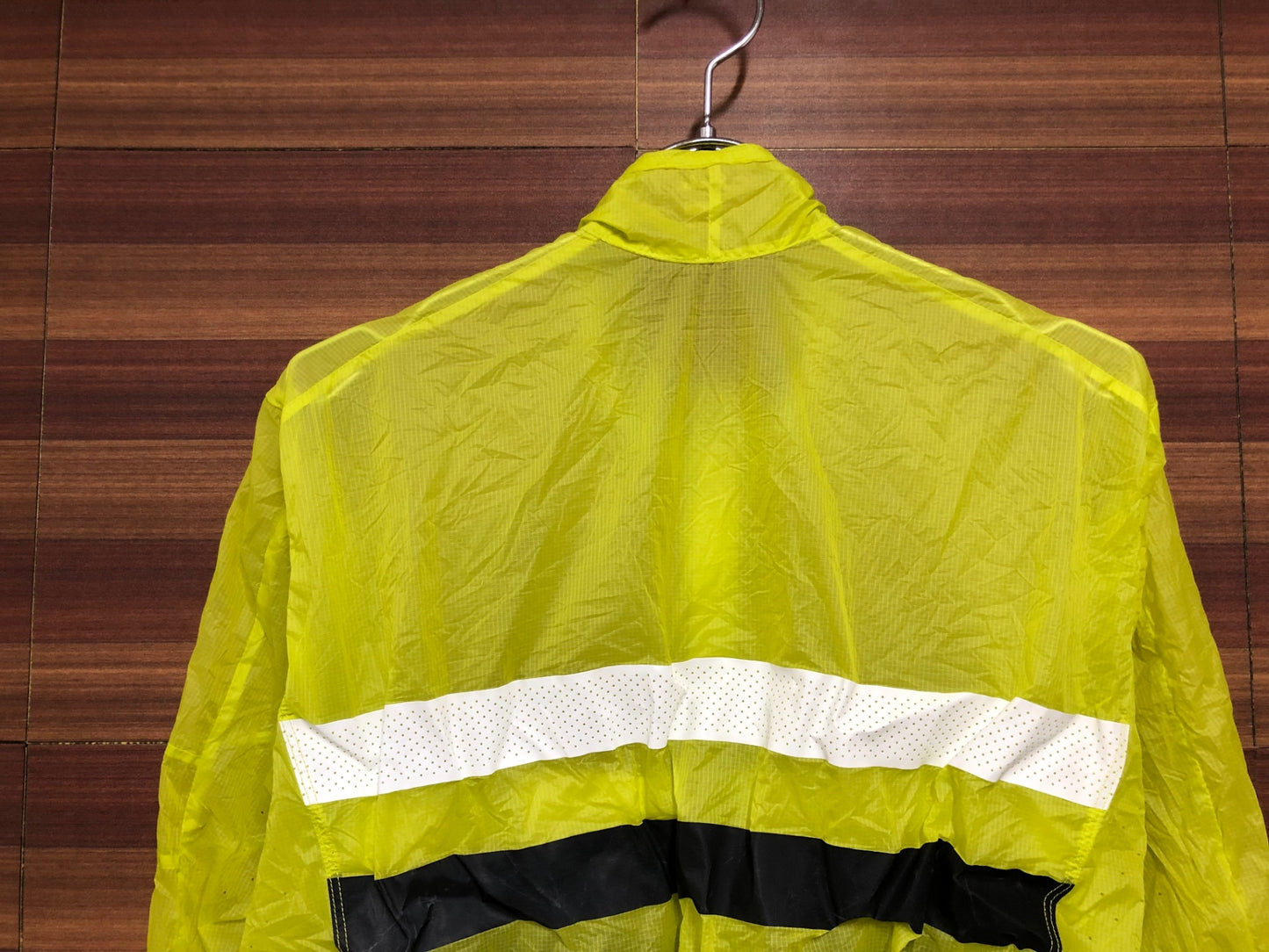 IJ426 ラファ Rapha BREVET FLYWEIGHT WIND JACKET 長袖 ウィンドブレイカー ネオンイエロー M