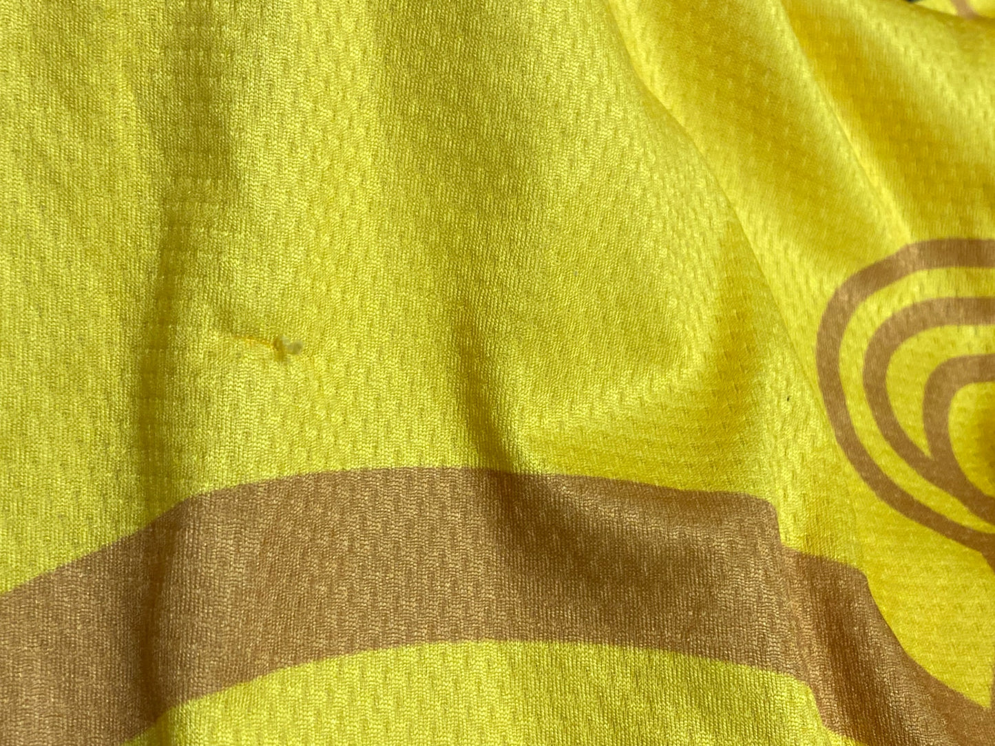 IQ659 ルコックスポルティフ le coq sportif 半袖サイクルジャージ 黄 L SAITAMA CRITERIUM