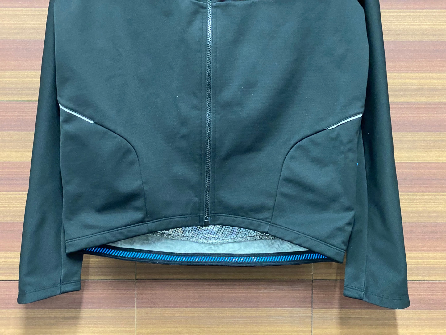 IT527 シマノ SHIMANO 長袖サイクルジャケット 黒 ASIA L 裏起毛