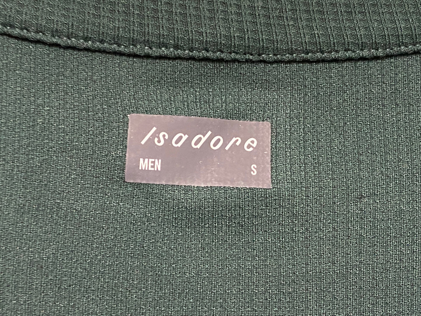 IZ142 イザドア Isadore 半袖 サイクルジャージ カーキ バーガンディ S