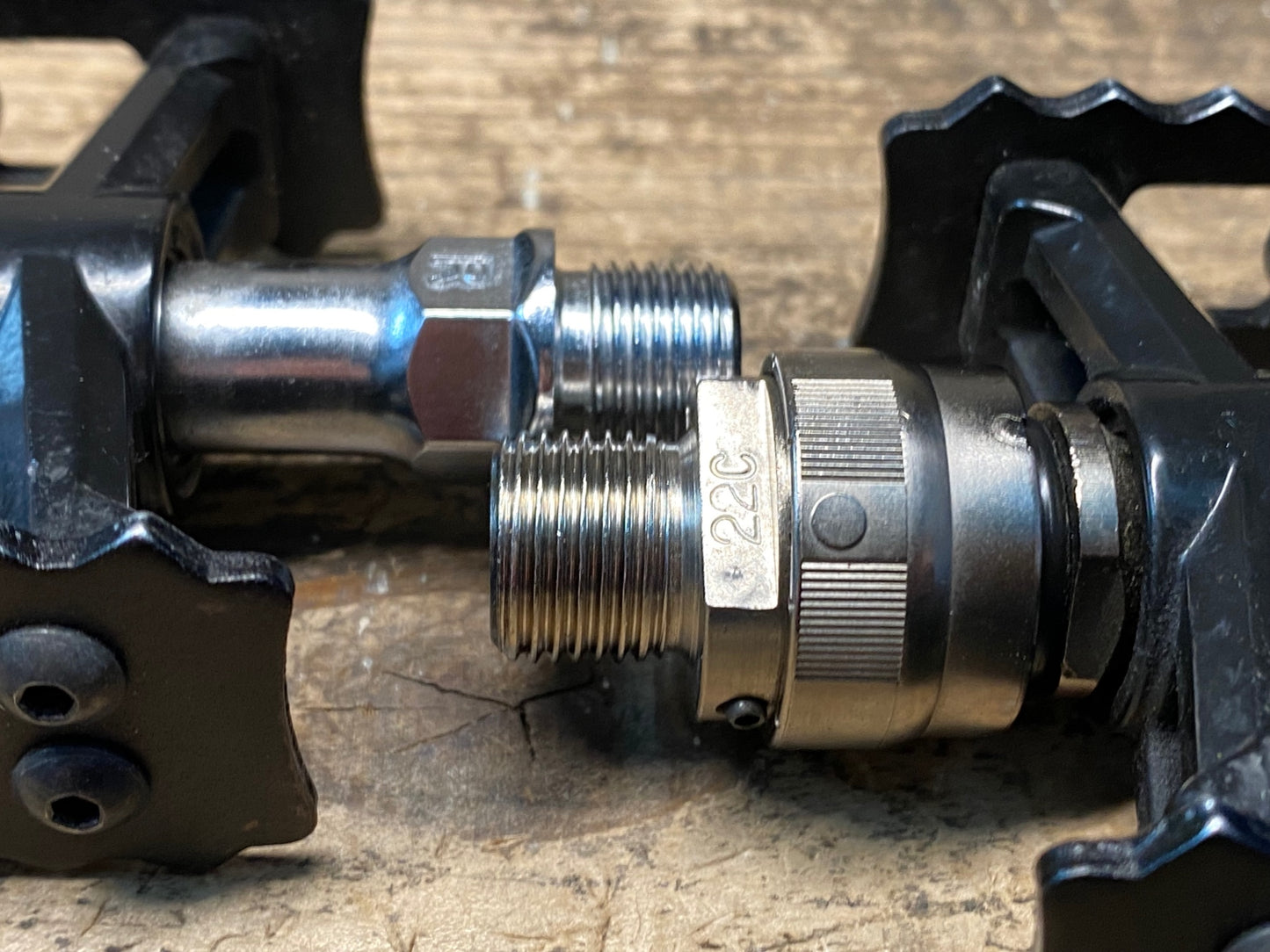 JC260 三ヶ島 MKS シルヴァン ツーリング SILVAN TOURING NEXT ONESIDE Ezy フラットペダル 黒