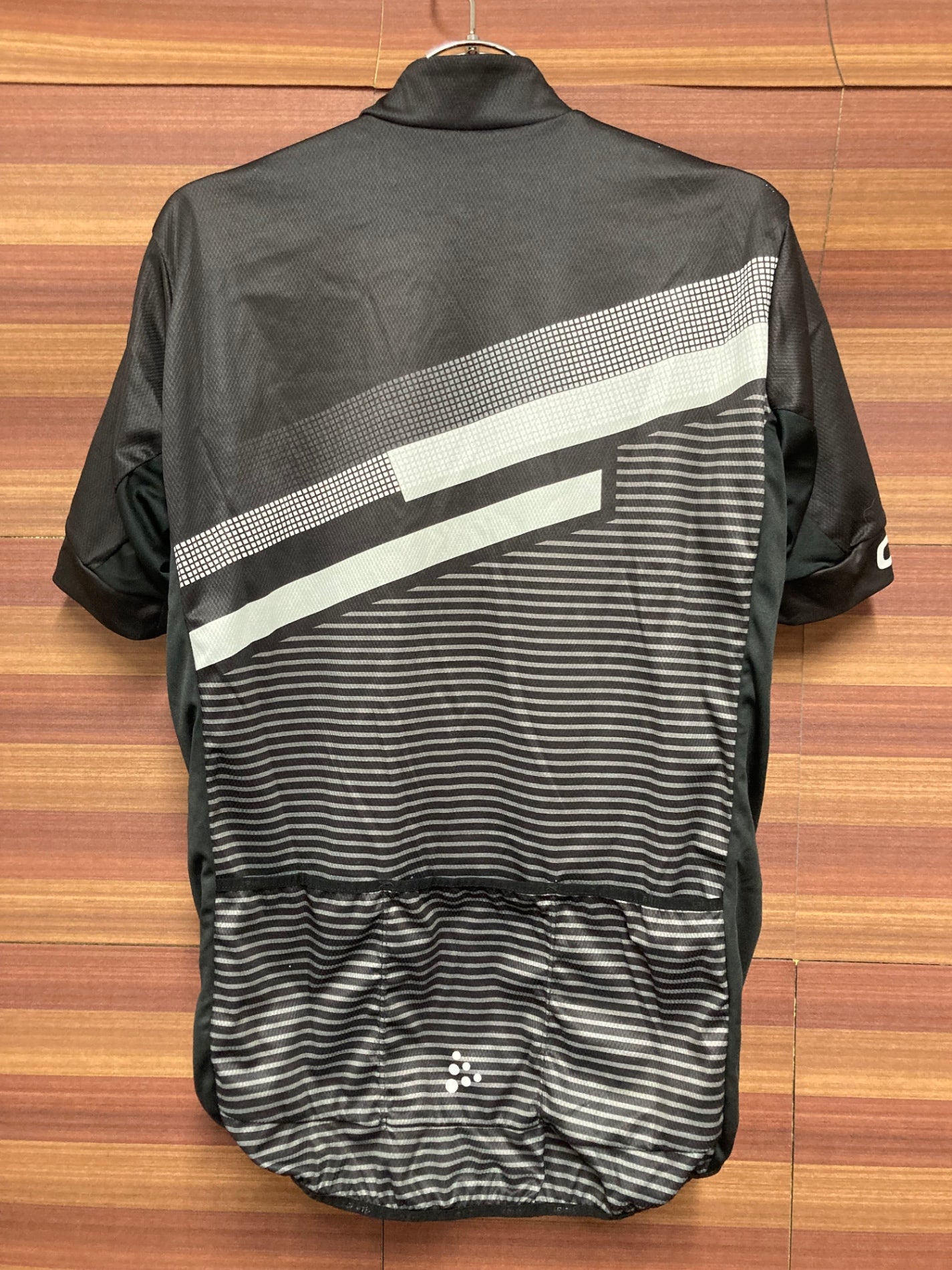 IO638 クラフト CRAFT 半袖 サイクルジャージ 黒 M