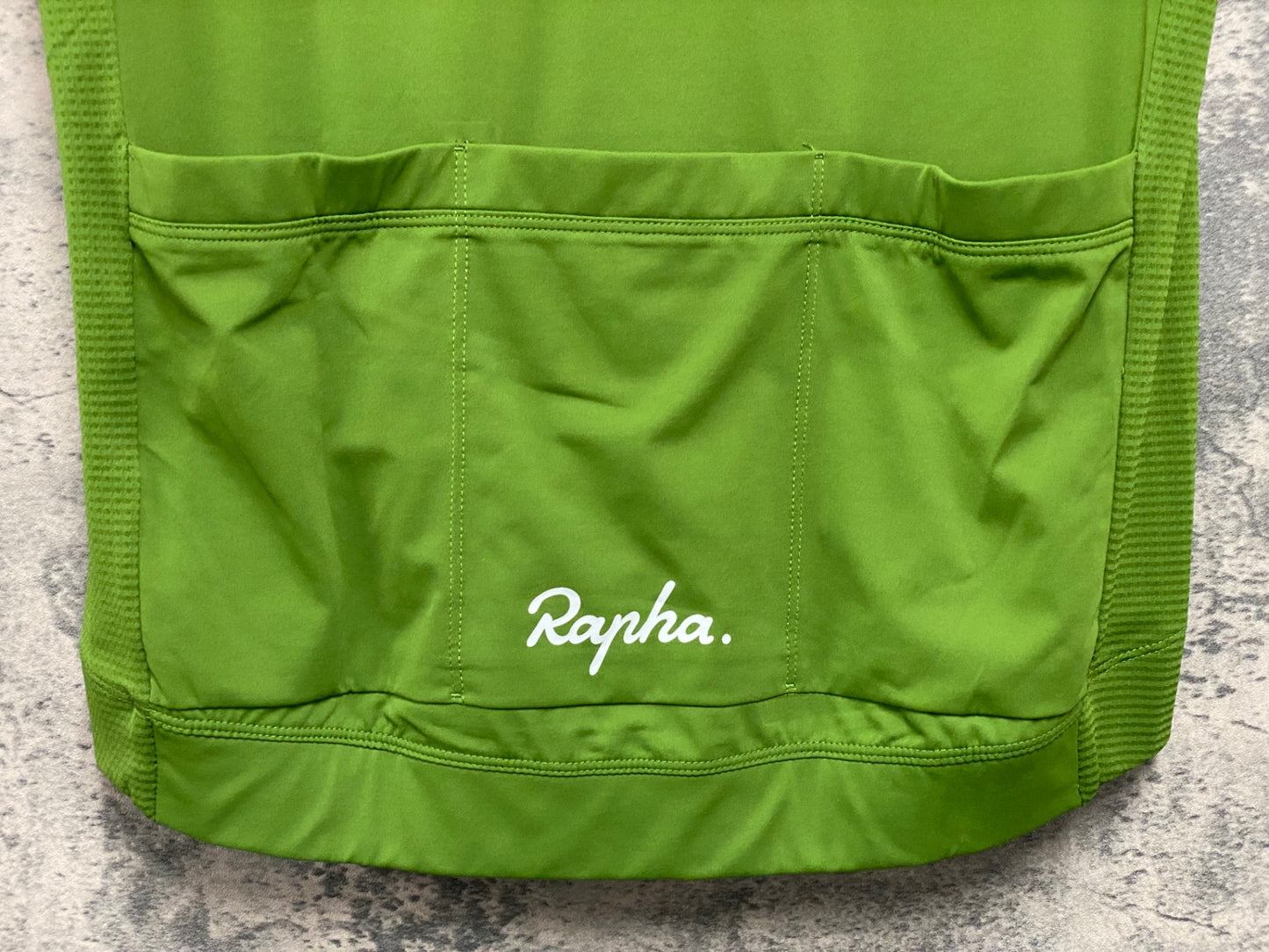 JB046 ラファ Rapha CORE LIGHTWEIGHT JERSEY 半袖 サイクルジャージ 緑 L