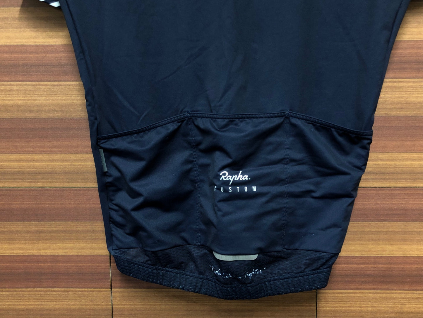 IN283 ラファ RAPHA MIDWEIGHT RACE JERSEY カスタムデザイン 半袖 サイクルジャージ 紺 Lサイズ