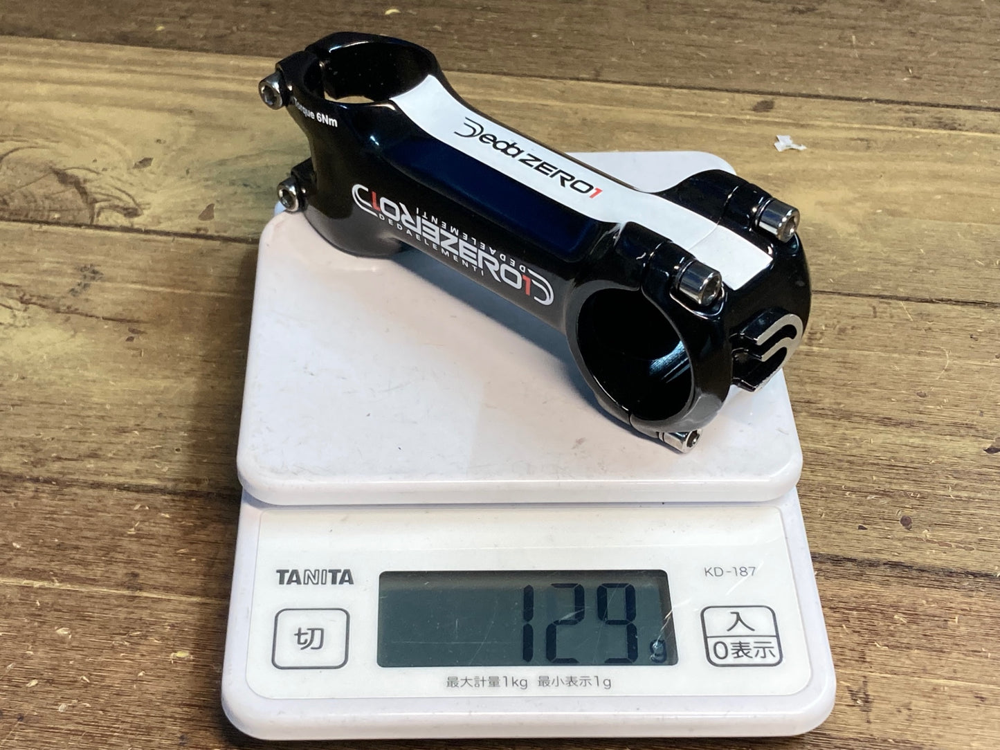 IX791 デダ Deda ZERO1 アルミステム 黒 90mm Φ31.7 OS