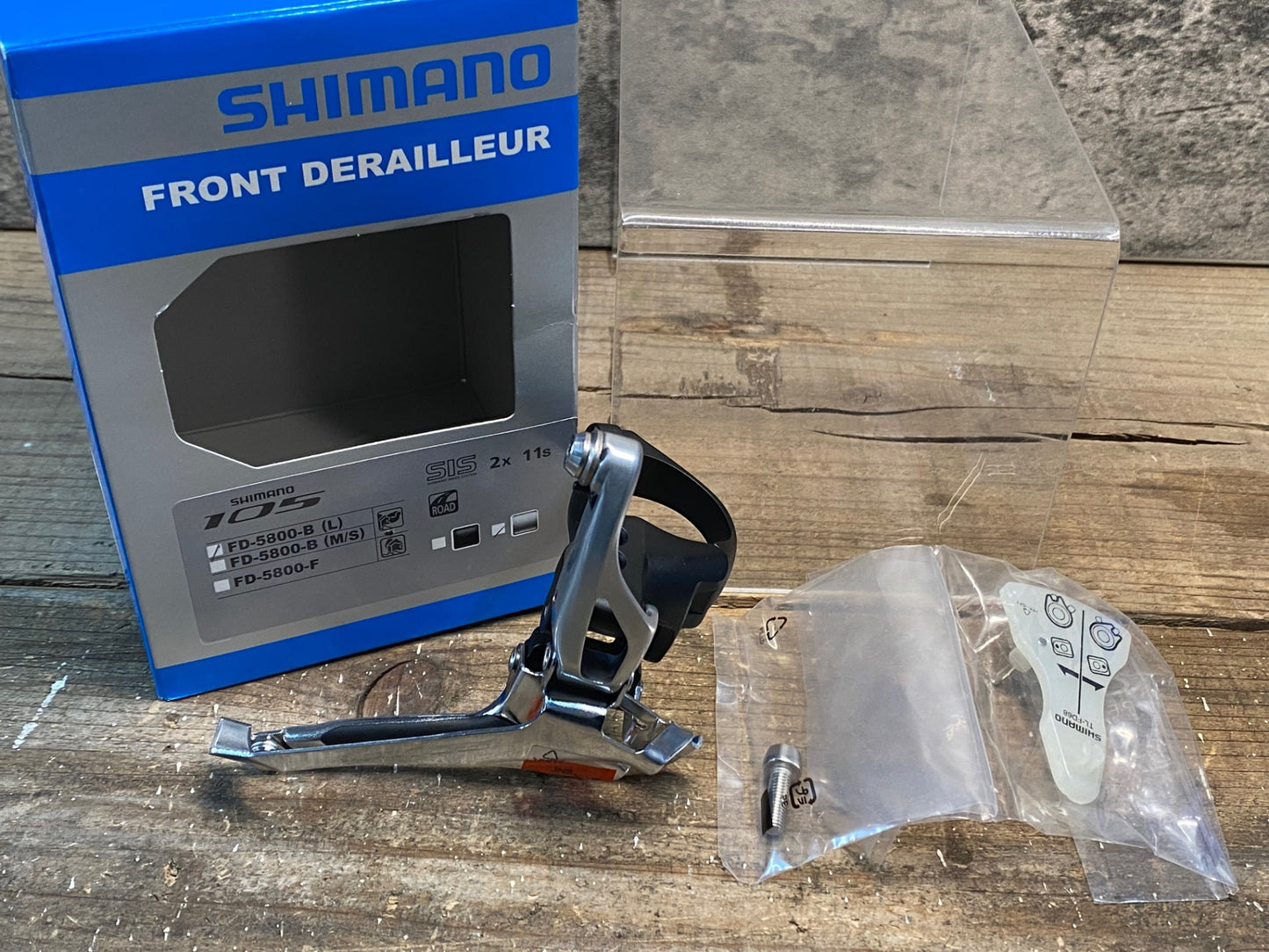 IR374 シマノ SHIMANO 105 FD-5800 フロントディレイラー 直付け 黒