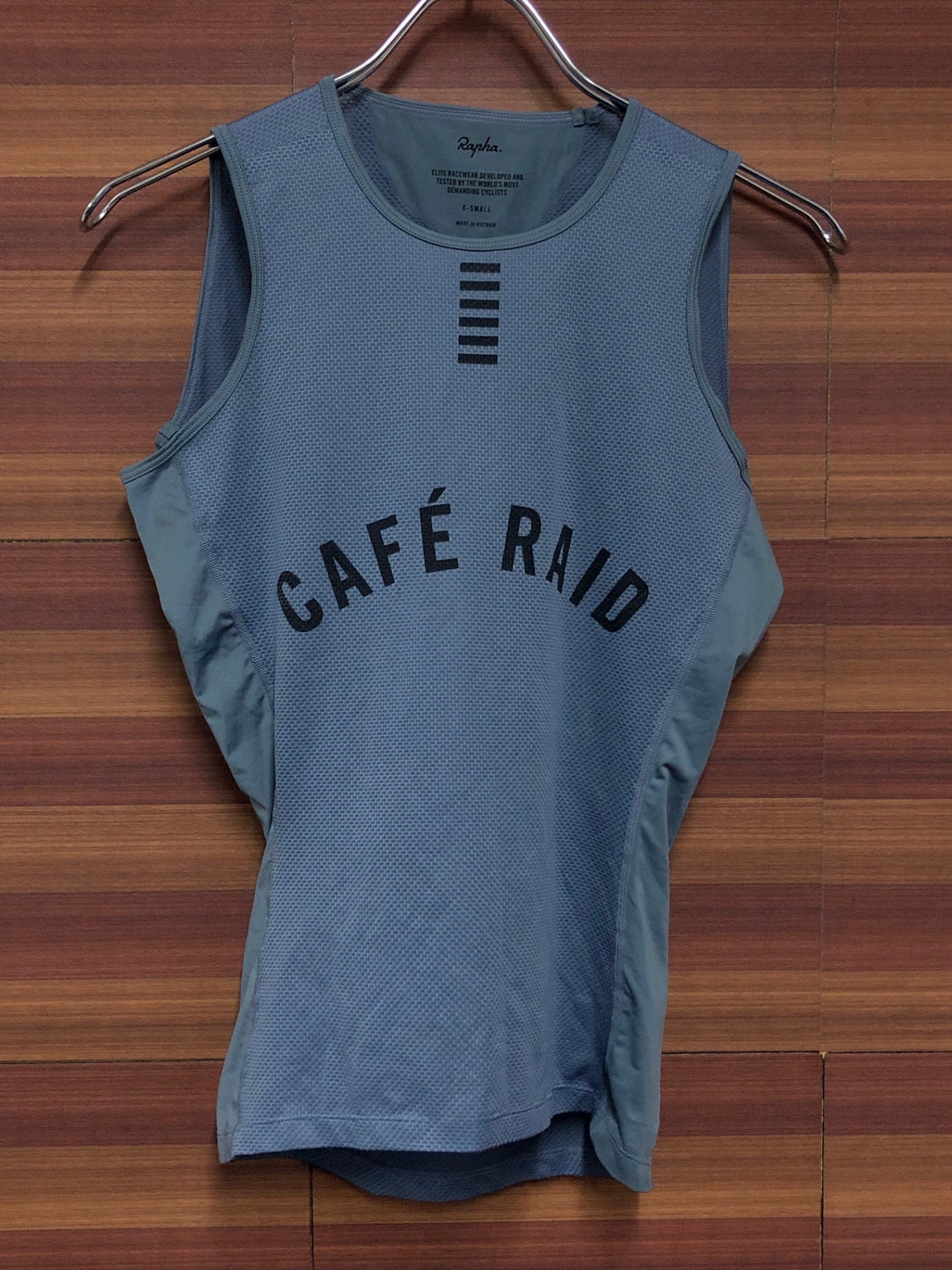 IL655 ラファ Rapha PRO TEAM BASE LAYER SLEEVE LESS ノンスリーブ ベースレイヤー グレー XS